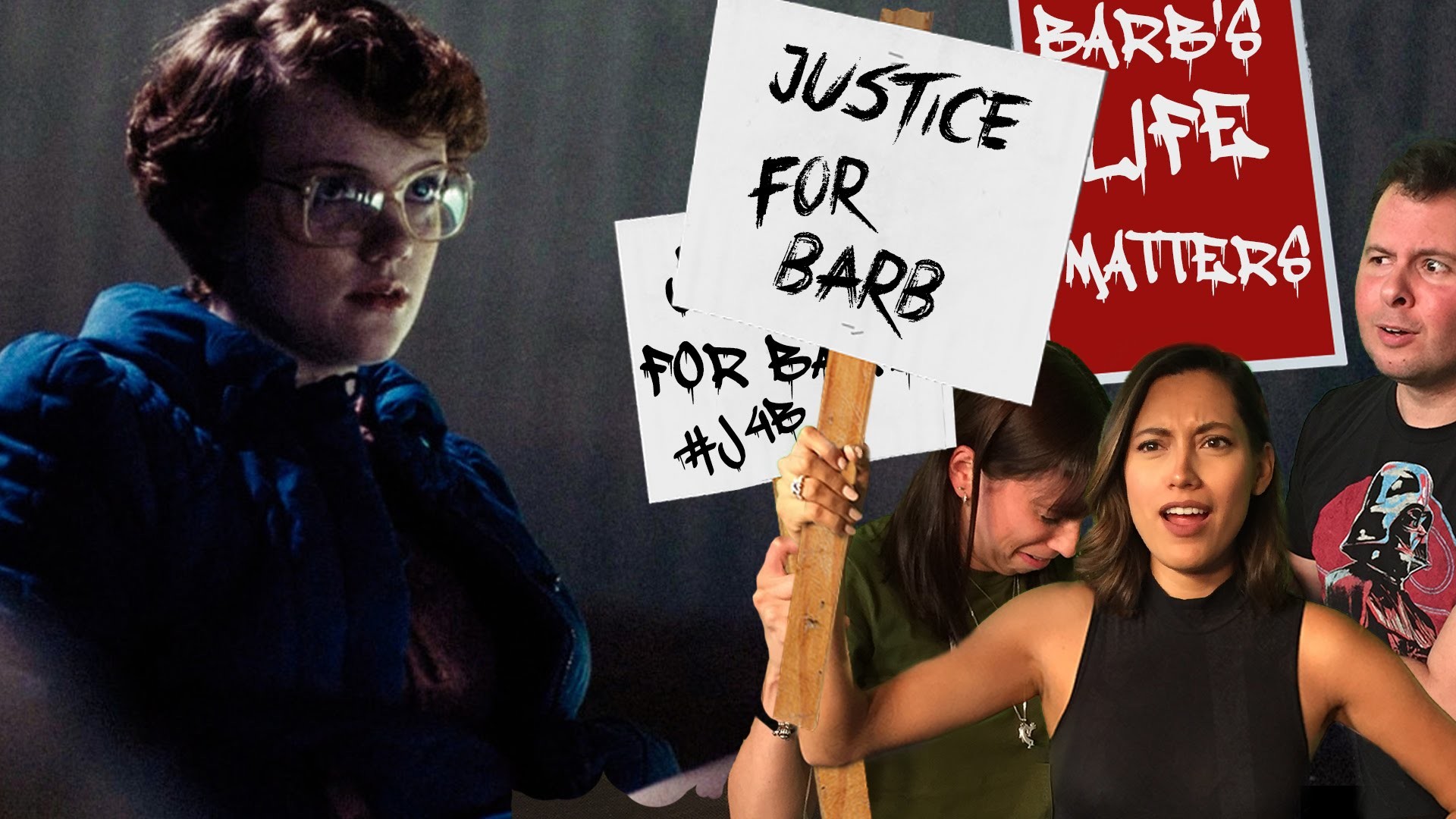 Barb, Shannon Purser, Justice for Barb, Stranger Things, Protesta, wallpaper Windows 11