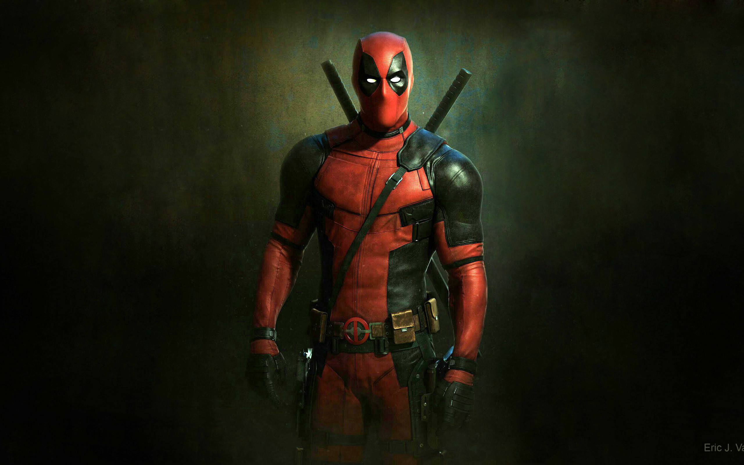 Deadpool, Ryan Reynolds, Costume, Verde scuro, 2K 1600p, sfondo desktop
