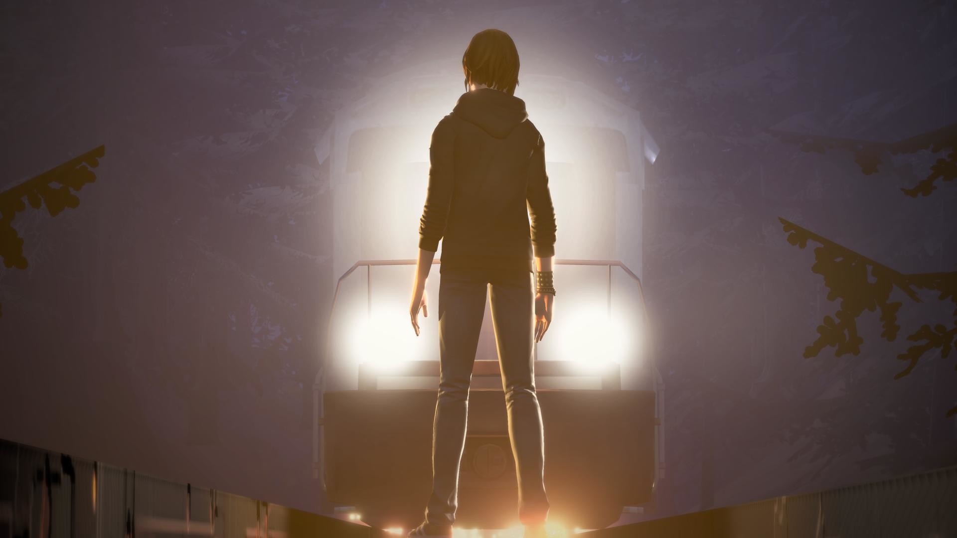 Max Caulfield, Life is Strange, Treno, Fari, Full HD, sfondo desktop