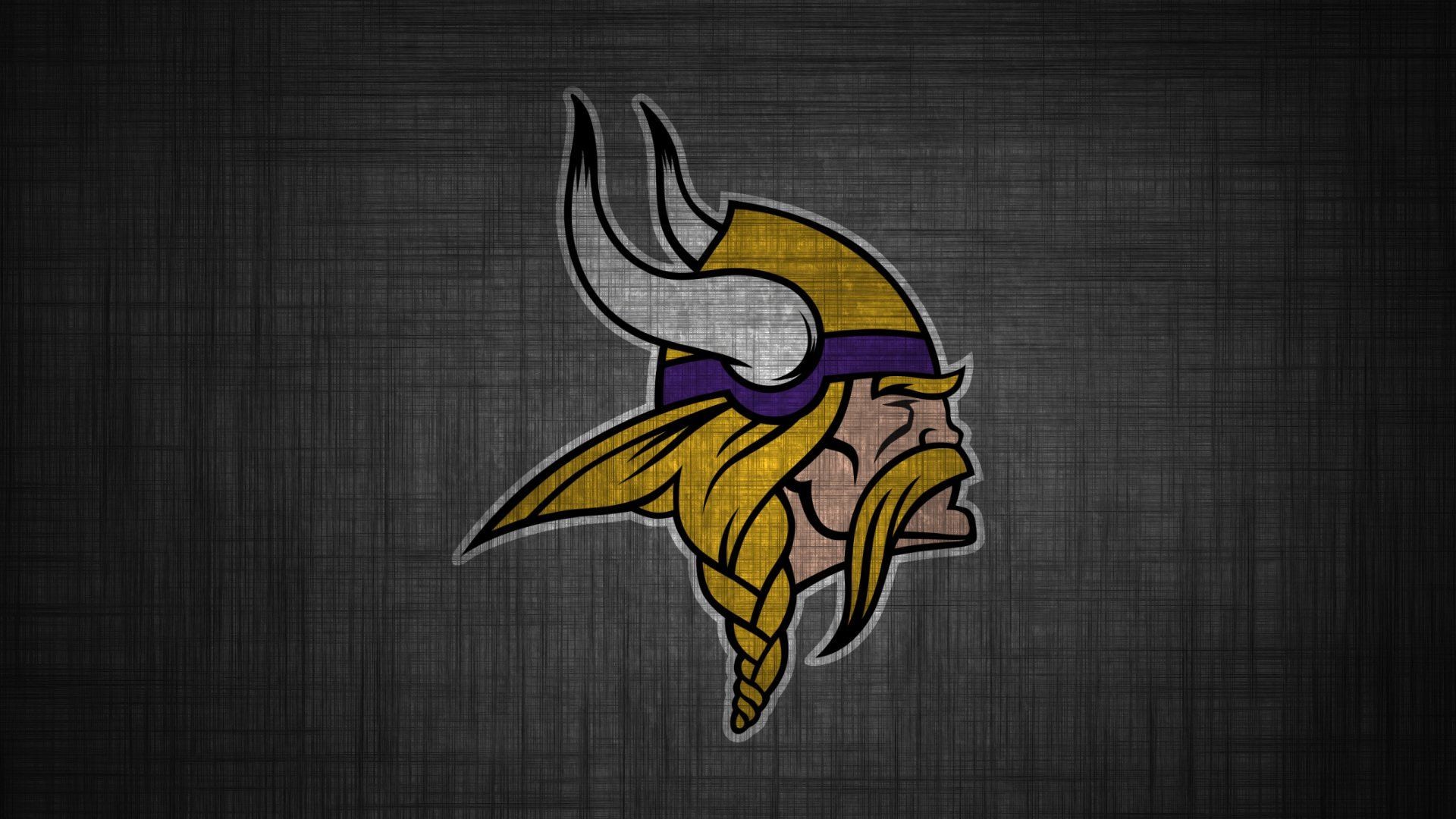Minnesota Vikings, Logo, NFL, Full HD, sfondo per PC