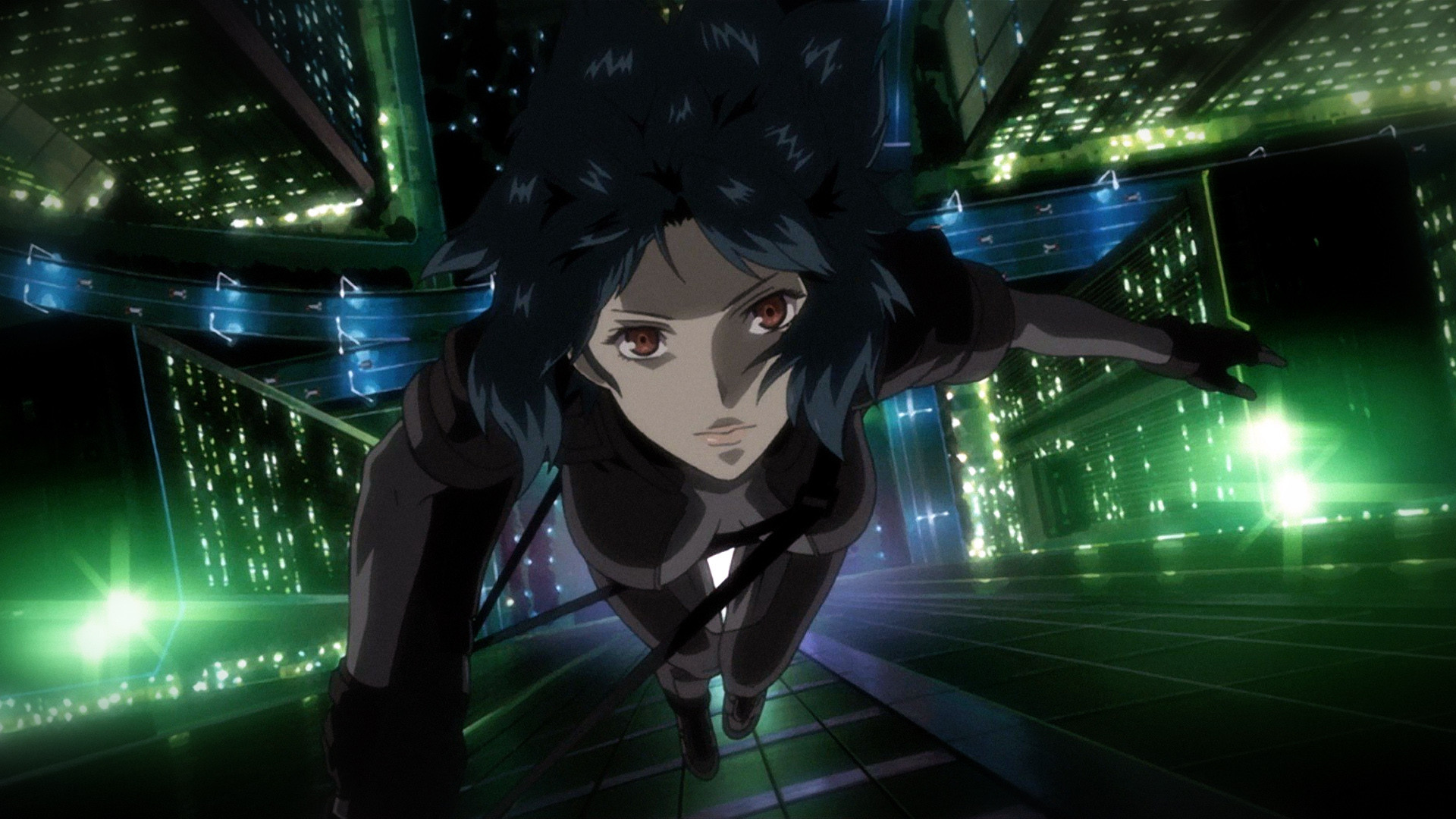 Motoko Kusanagi, Ghost in the Shell, Codice verde, Anime, 1920x1080, sfondo per PC