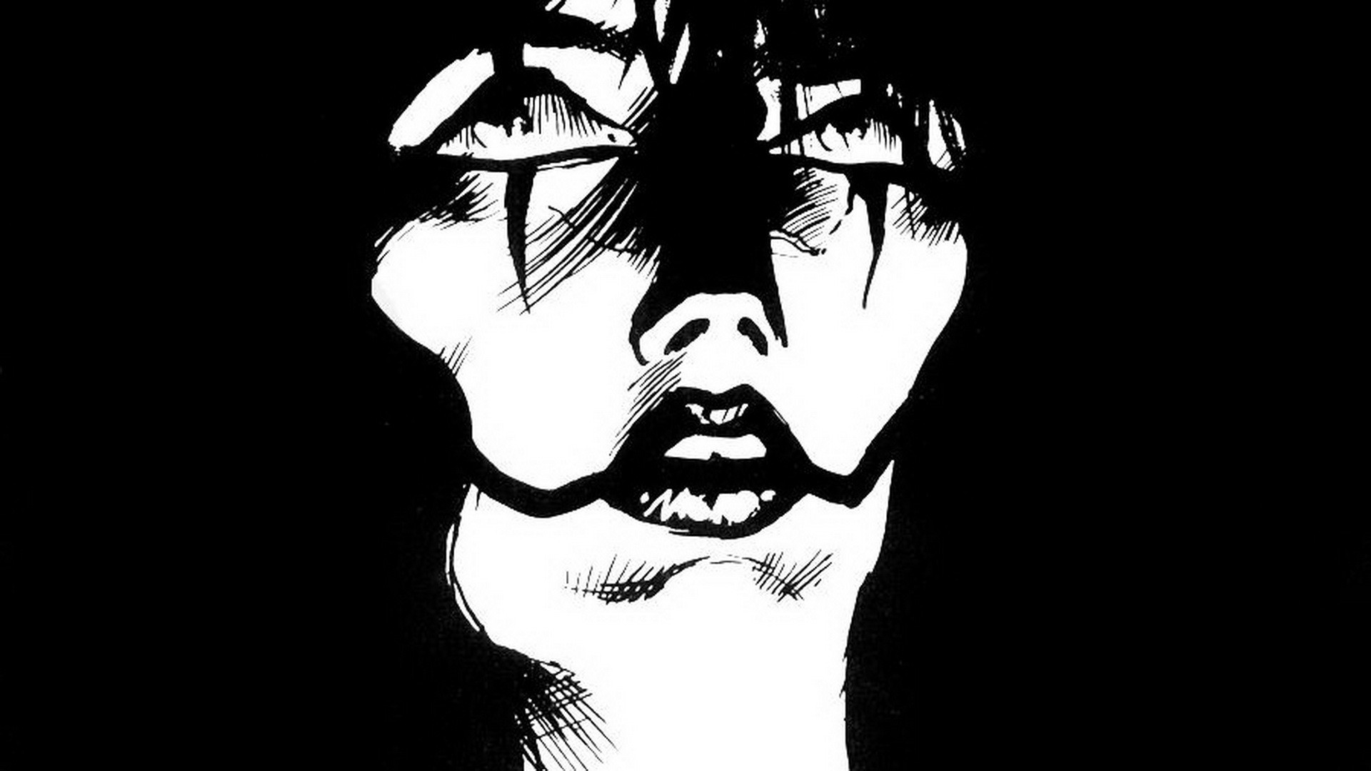 Eric Draven, Il corvo, James O'Barr, Fumetto, Bianco e nero, 1920x1080, sfondo per PC