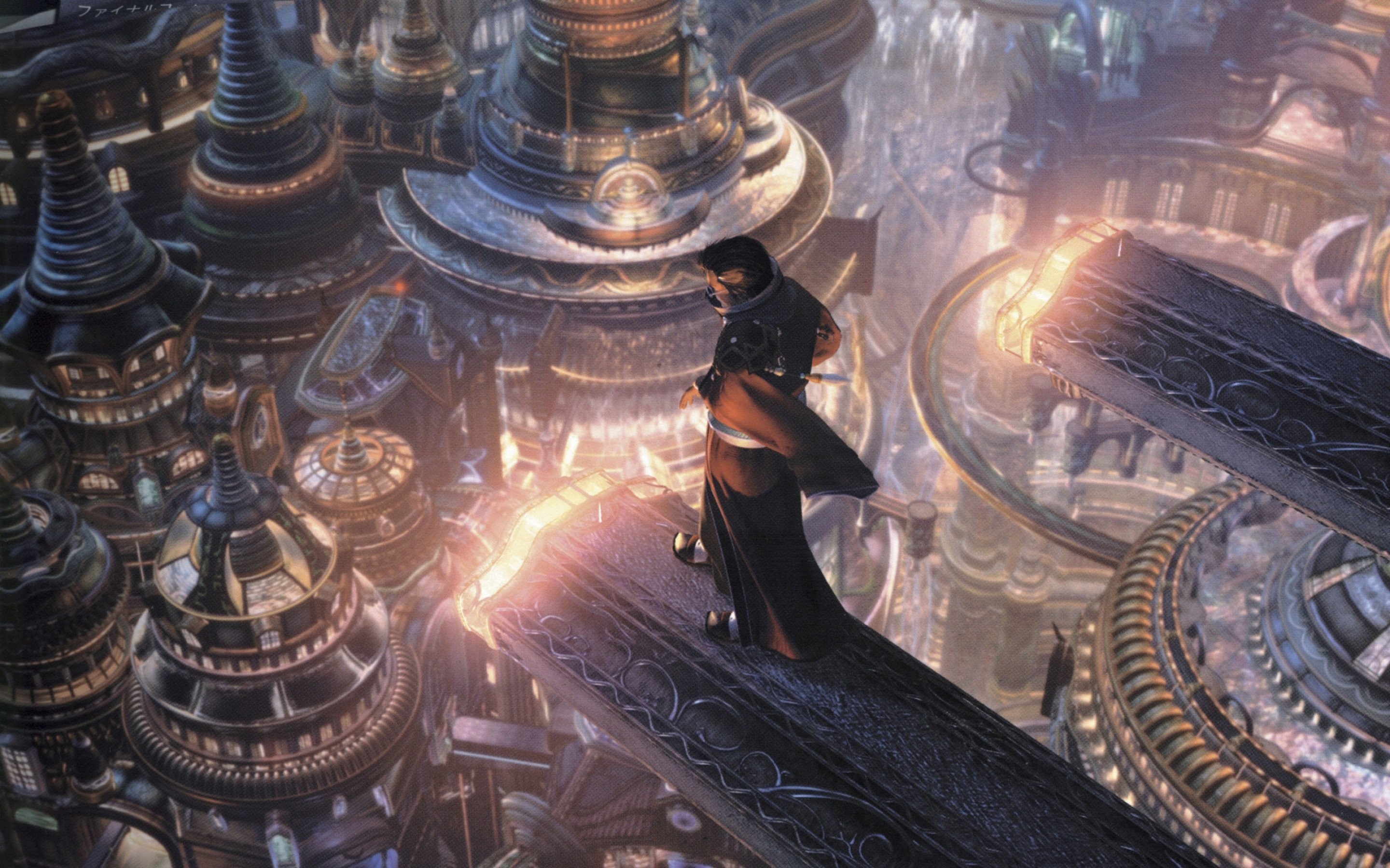 Auron, Final Fantasy X, Zanarkand, Città, 2880x1800, wallpaper desktop