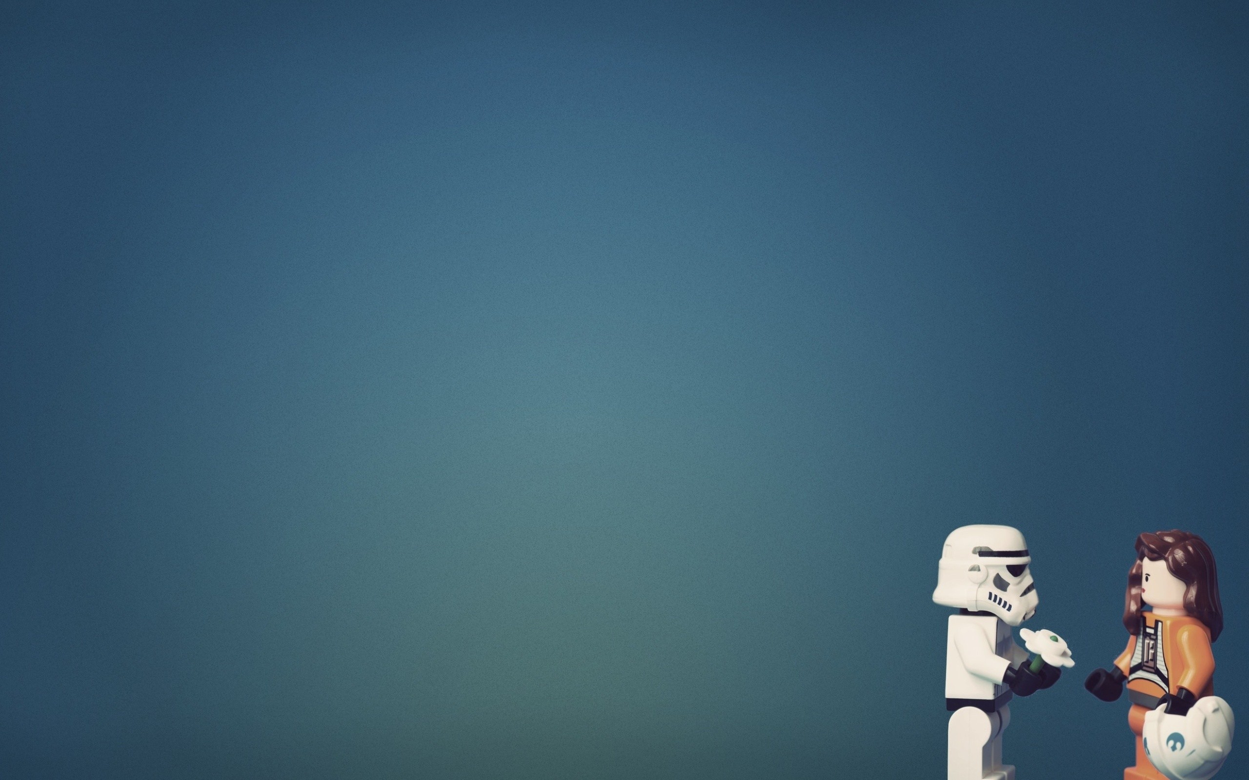 Stormtrooper, Star Wars, LEGO, Minimalismo, 2K, sfondo per PC
