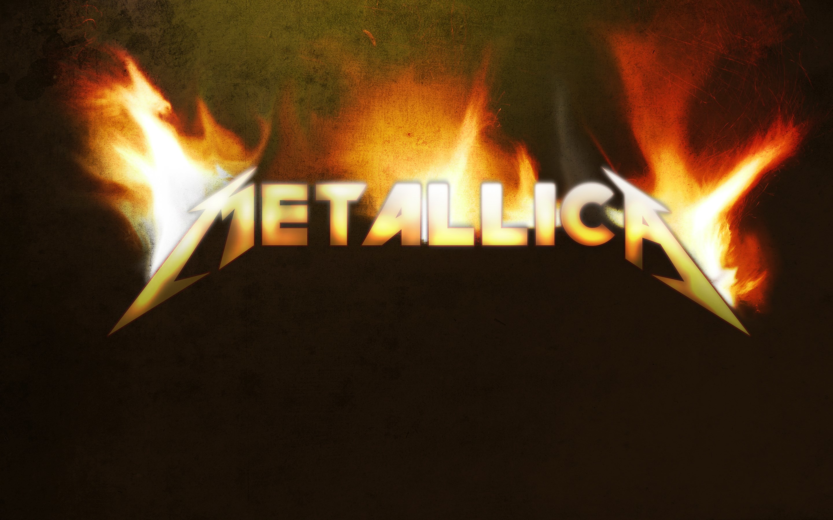 Metallica, Logo, Fiamme, 2880x1800, sfondo MacBook Pro