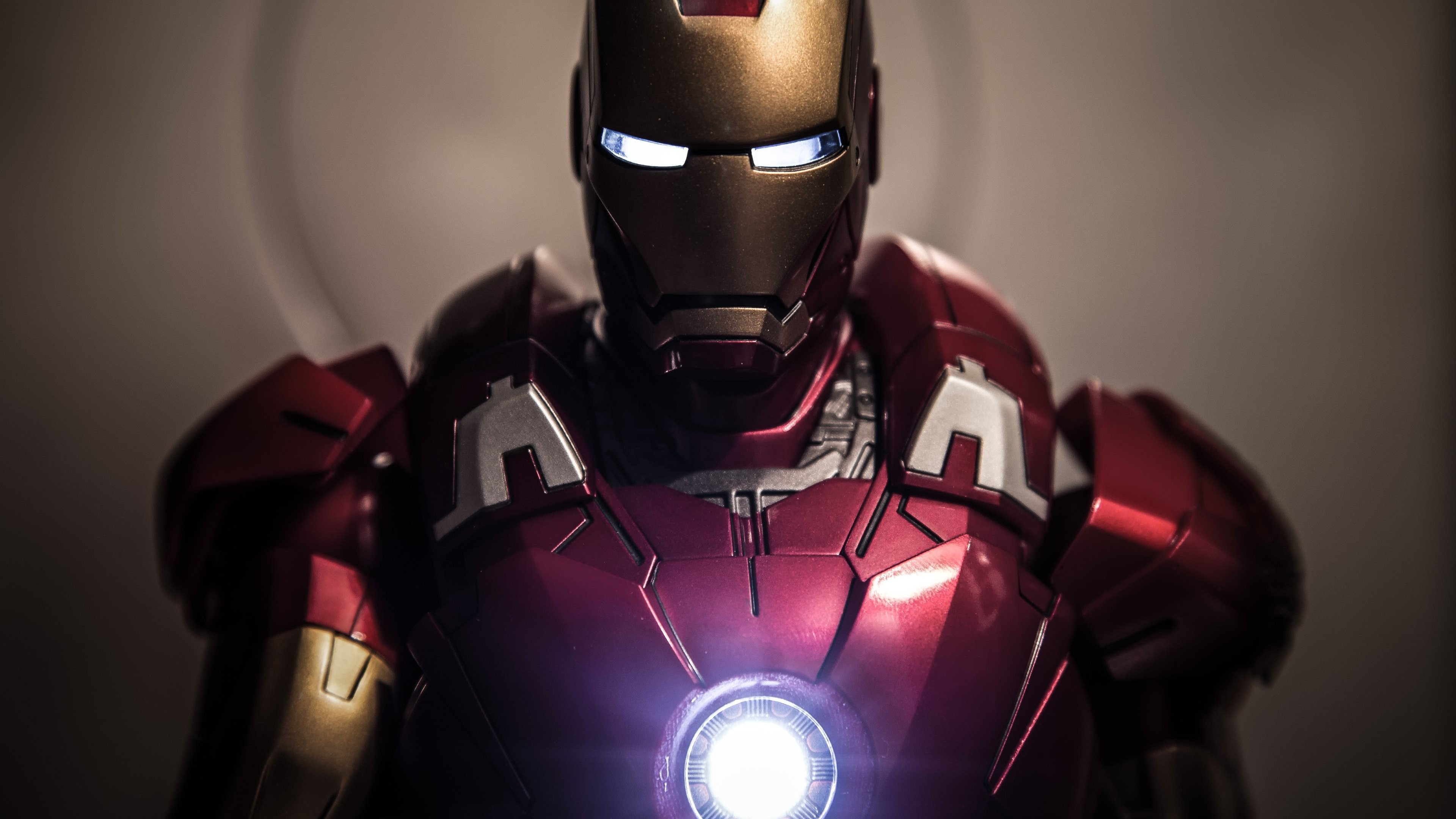 Iron Man, Reattore arc, Armatura, Primo piano, 4K, sfondo per PC