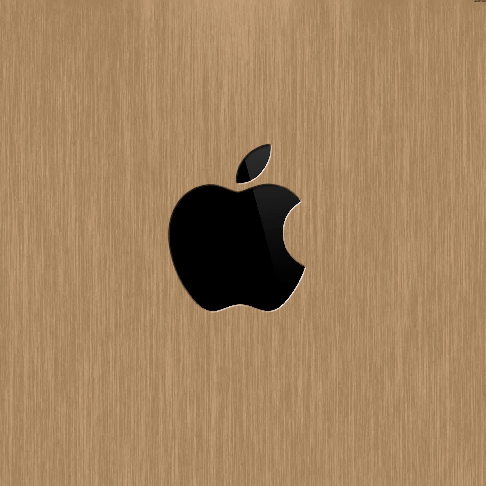 Logo Apple, Legno, Minimalismo, Full HD, schermata di blocco iPad