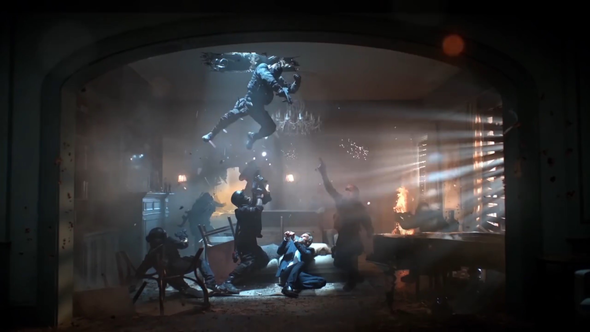 Rainbow Six Siege, Irruzione, Corda, Cinematica, Full HD, wallpaper per PC
