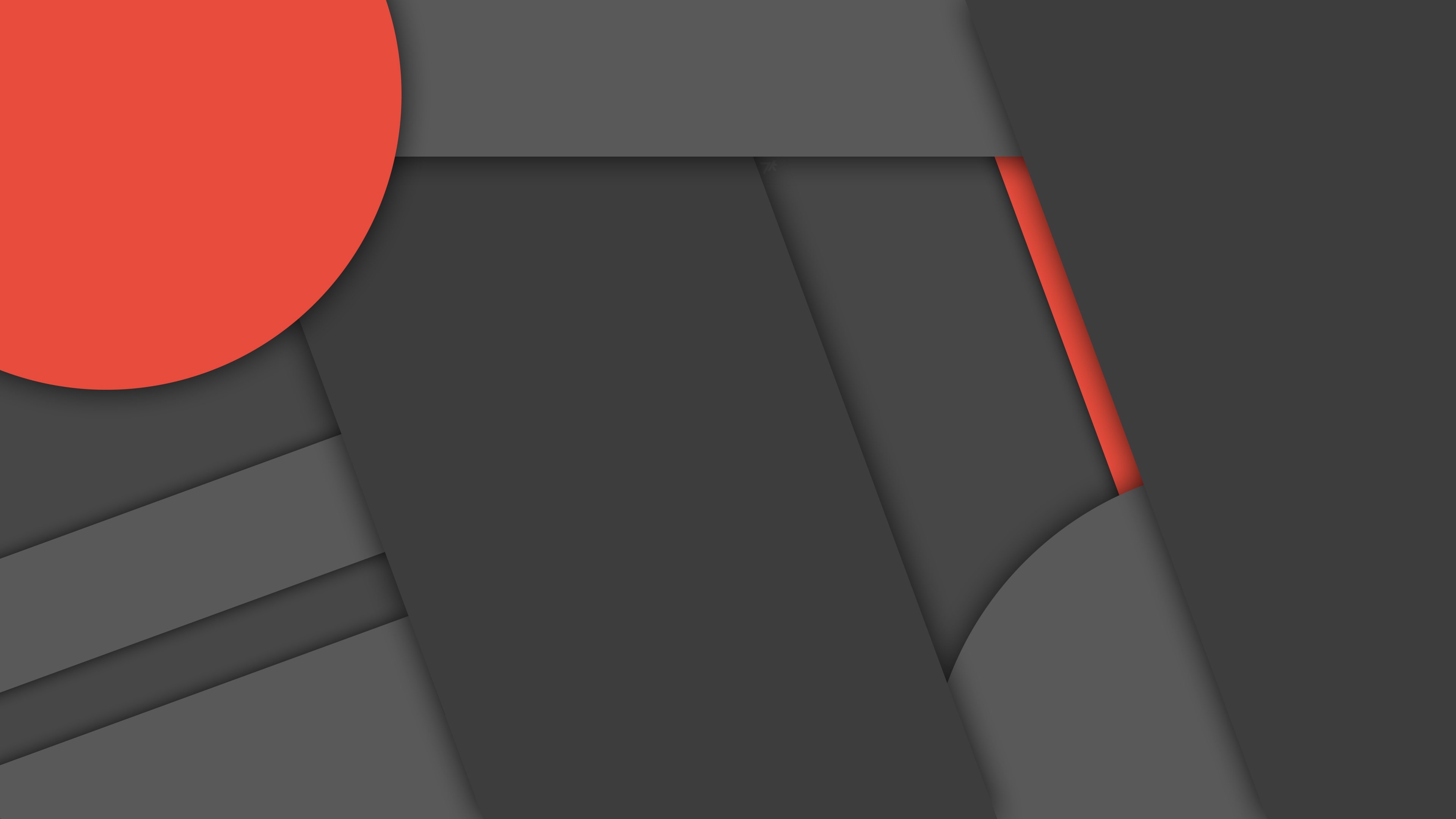 Material design, Forme geometriche, Grigio, 4K, sfondo per PC