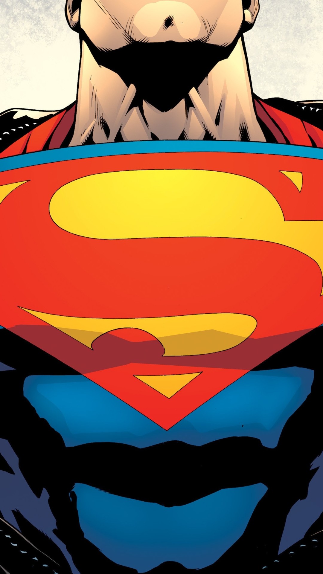 Superman, Logo di Superman, Primo piano, Fumetto, Pop art, Full HD, sfondo verticale per cellulare