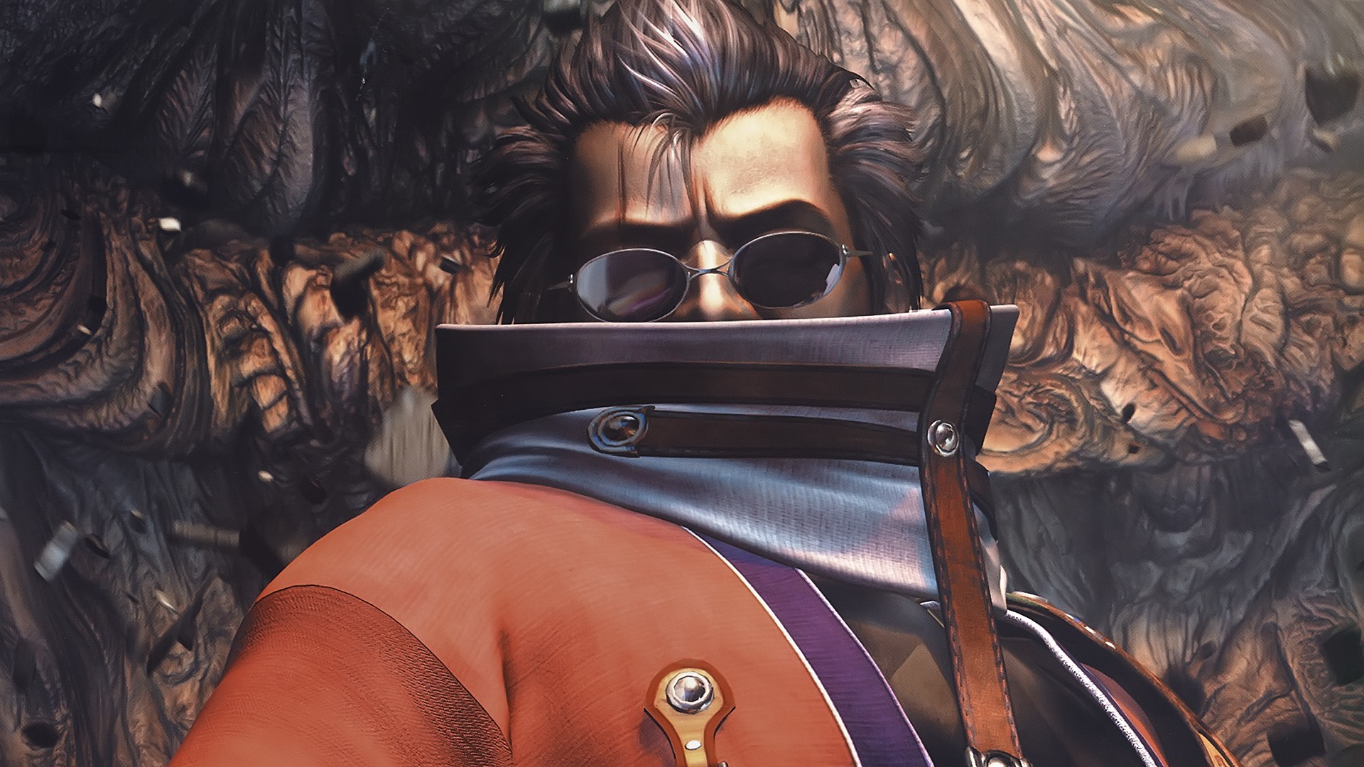 Auron, Final Fantasy X, Primo piano, Occhiali da sole, Full HD, sfondo per portatile