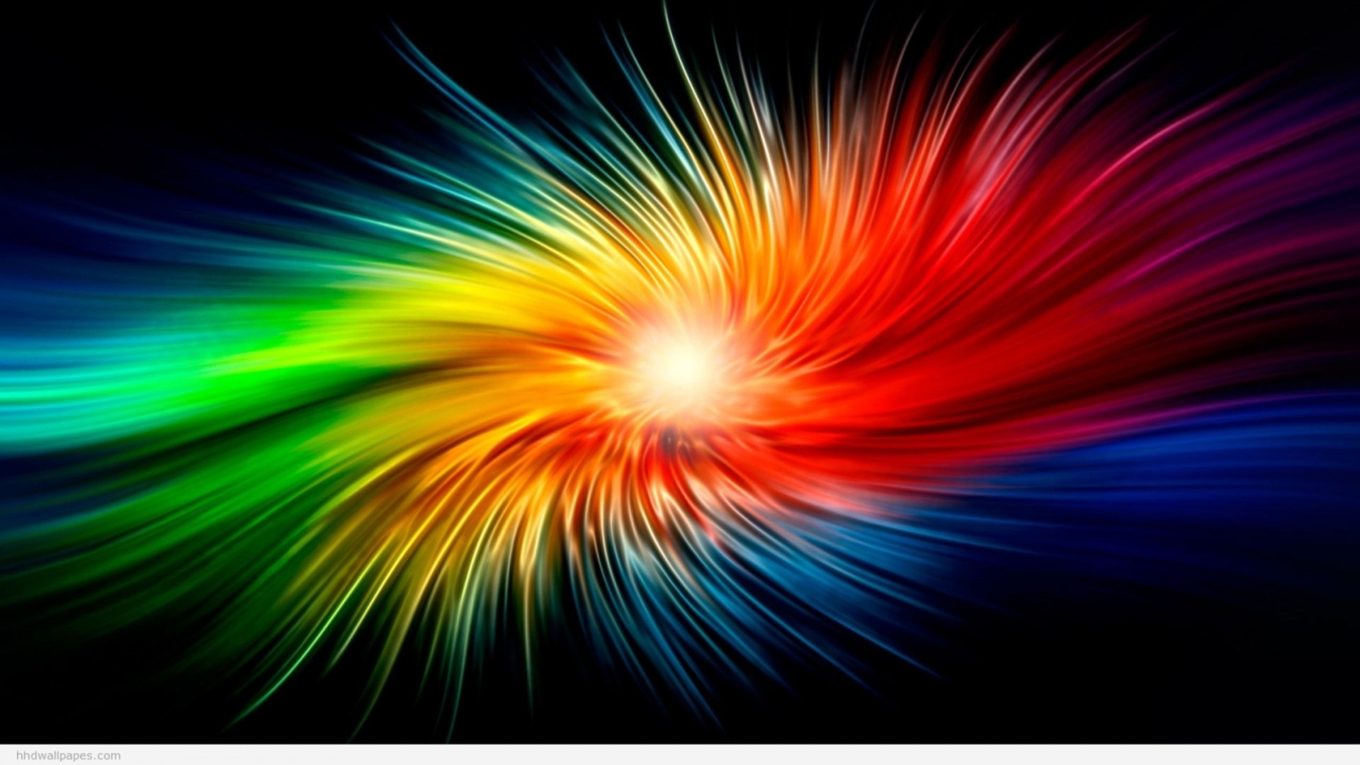 Astratto, Arcobaleno, Vortice, Colori vivaci, Full HD, sfondo per PC e portatile