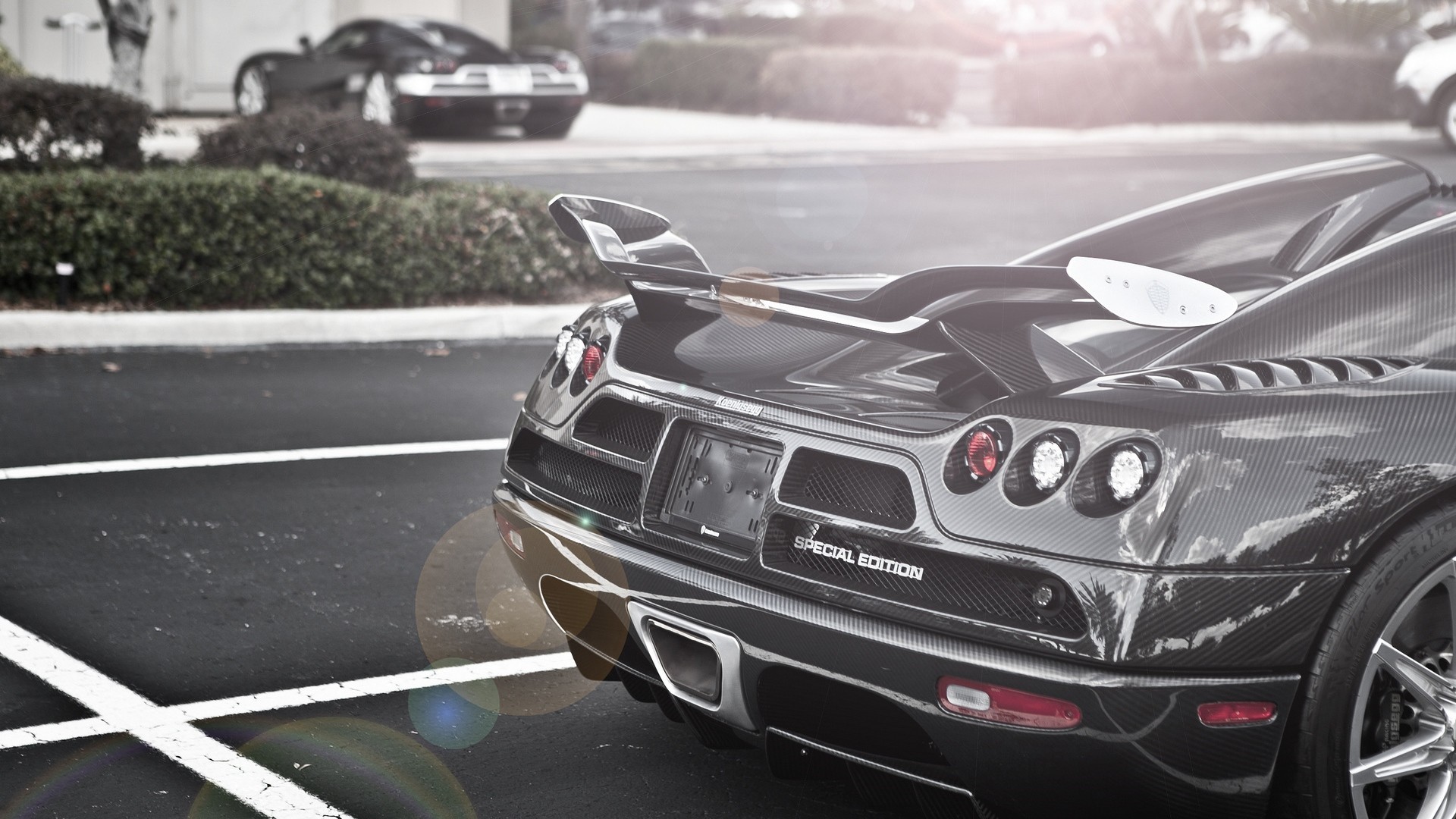 Koenigsegg CCX, Special Edition, Fibra di carbonio, Parcheggio, Hypercar, sfondo 16:9 Full HD