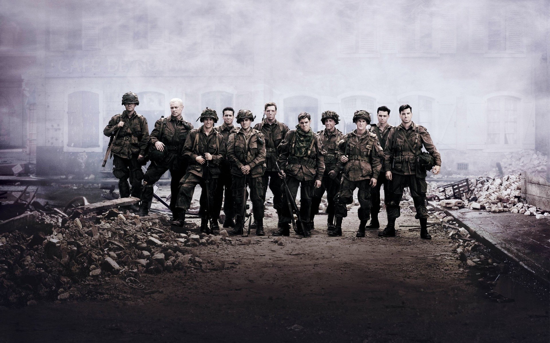 Band of Brothers, Fratelli al fronte, Soldati, Seconda guerra mondiale, Serie TV, immagine di sfondo
