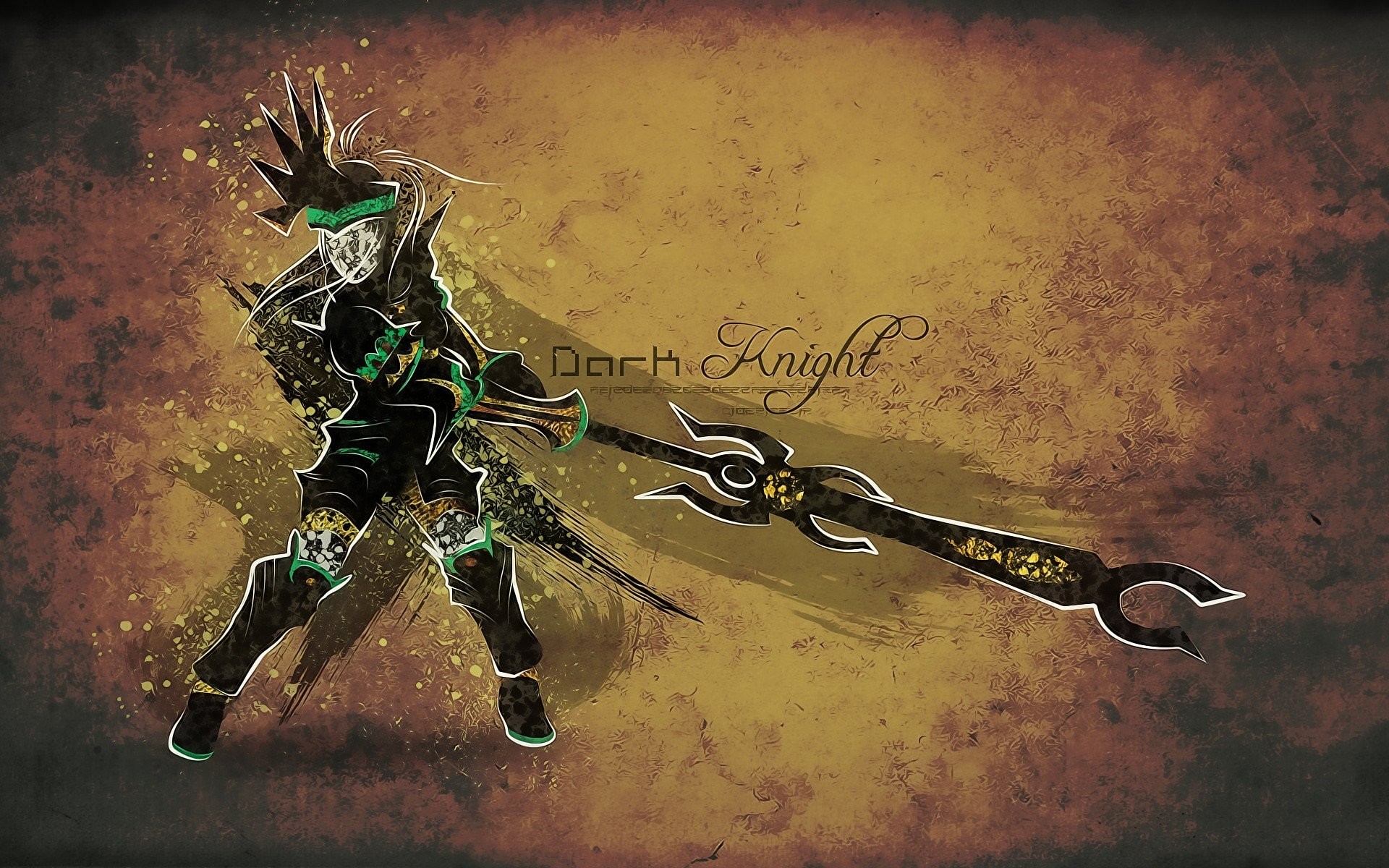 Dark Knight, Fan art, Seppia, 1920x1200, sfondo MacBook Pro