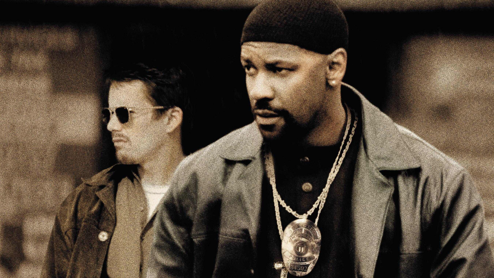 Training Day, Denzel Washington, Ethan Hawke, Film, Seppia, Full HD, sfondo per PC