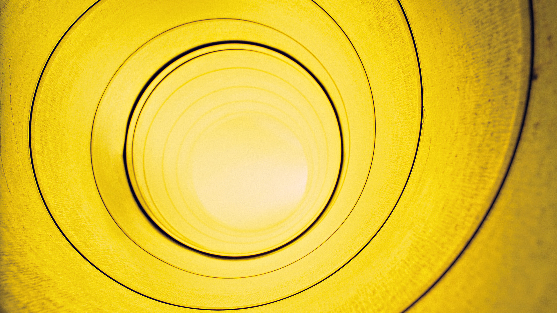 Cerchi concentrici, Giallo, Astratto, 1920x1080, immagine di sfondo