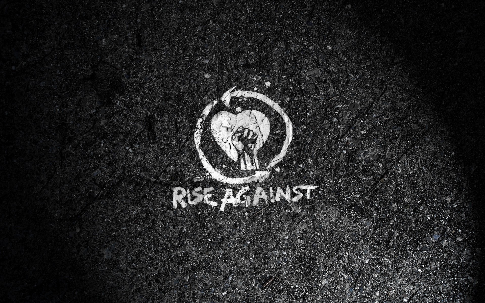 Rise Against, Logo, Pugno, Asfalto, 1920x1200, sfondo MacBook Pro