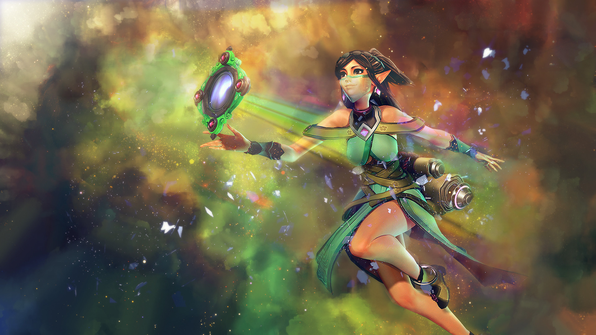 Ying, Paladins, Specchio, Magia, 16:9 Full HD, sfondo widescreen
