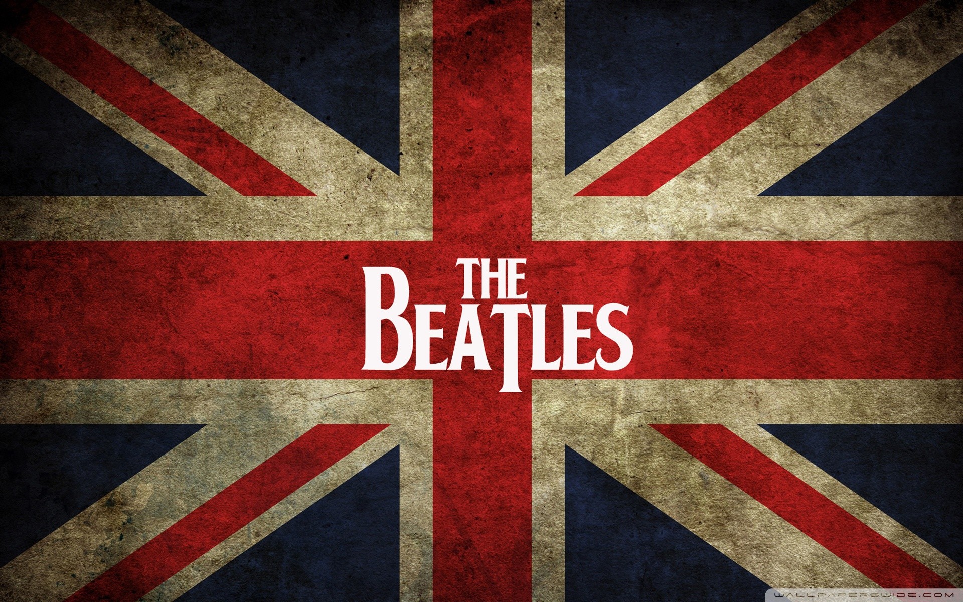 The Beatles, Union Jack, Logo, Stile grunge, 1920x1200, sfondo MacBook Pro