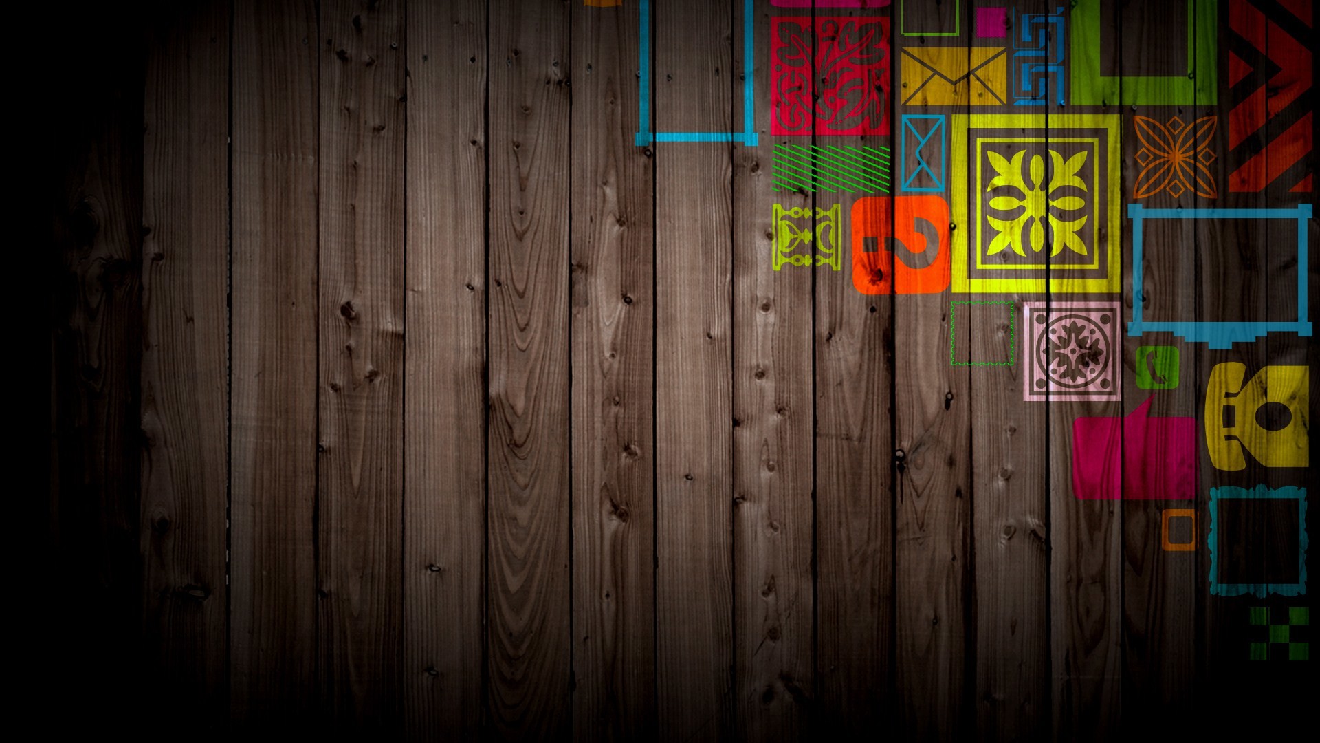 Legno, Assi di legno, Pattern colorato, Marrone, Full HD 1080p, sfondo desktop