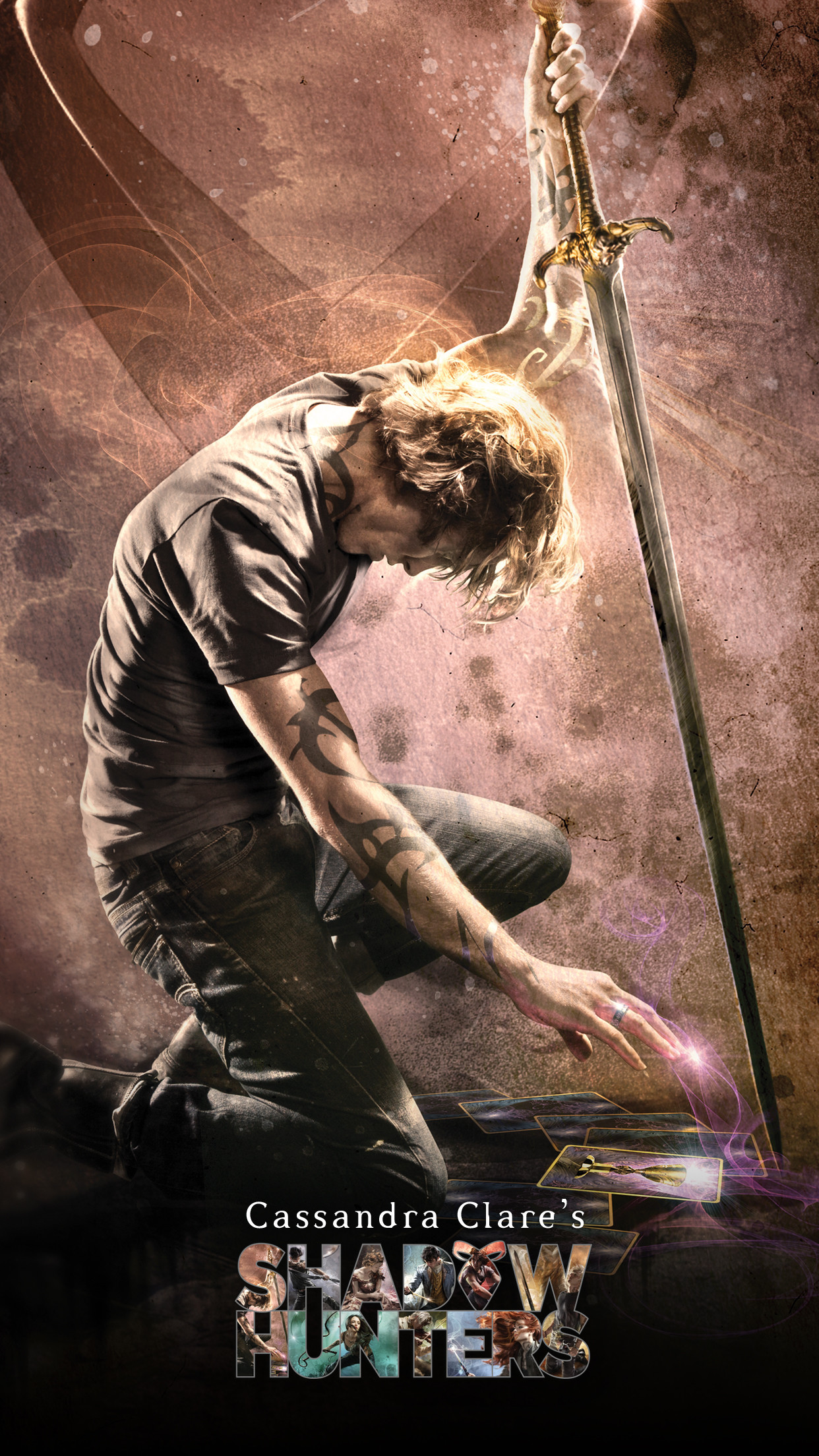 Jace Herondale, Shadowhunters, Spada, Arte digitale, 1242x2208, schermata di blocco iPhone