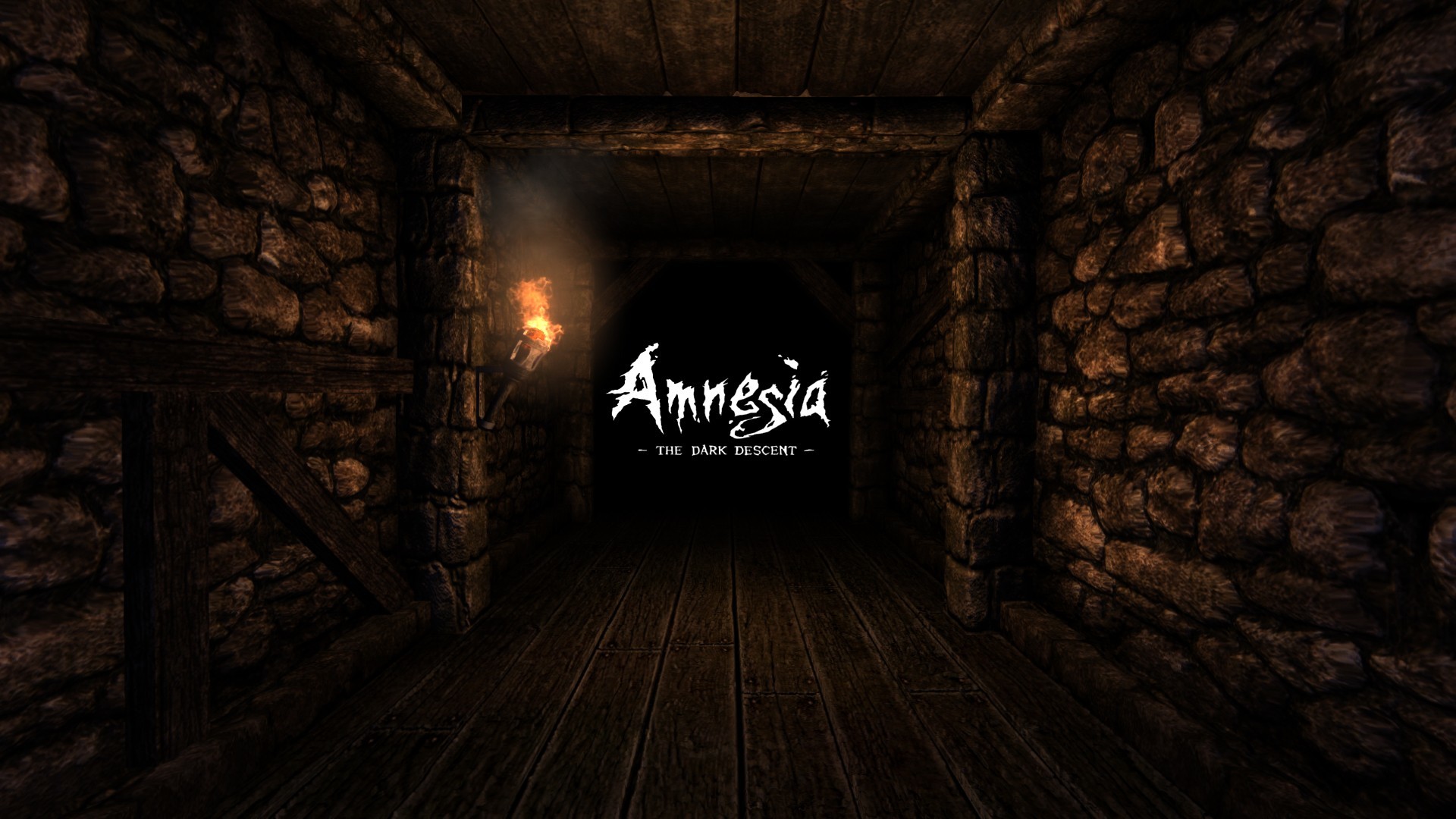Amnesia: The Dark Descent, Corridoio, Torcia, Horror, Full HD, sfondo desktop