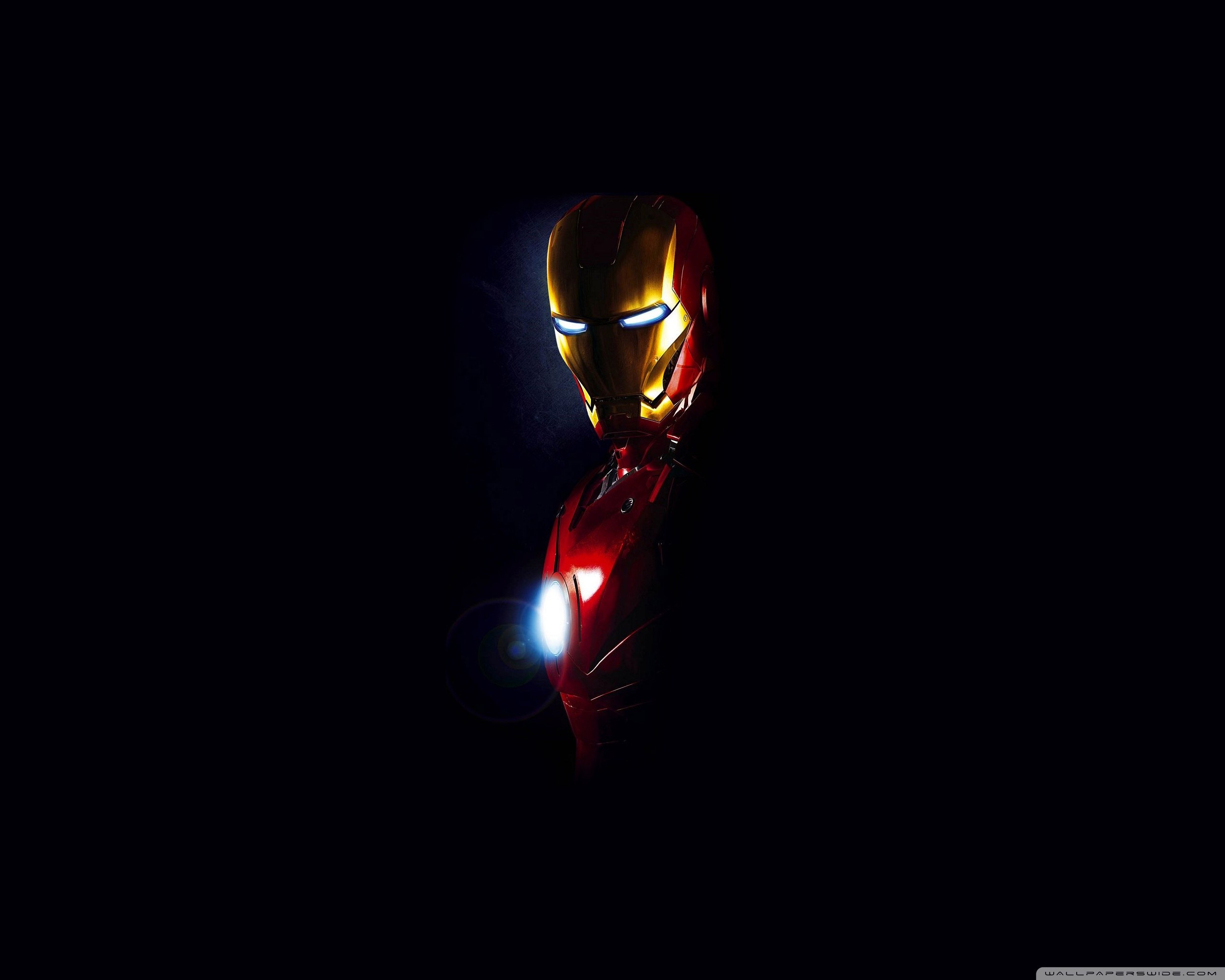 Iron Man, Marvel, Buio, Reattore Arc, 2K, sfondo per portatile