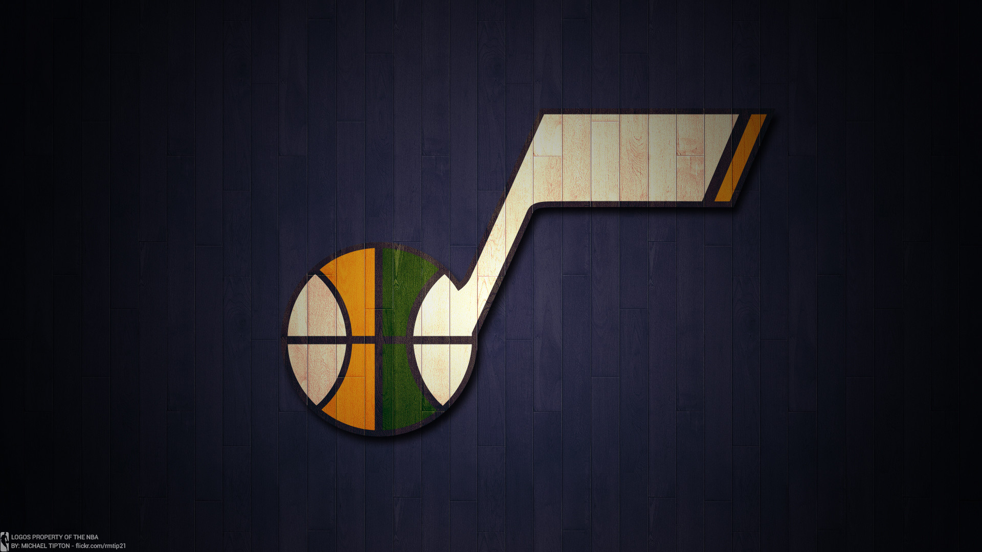 Utah Jazz, Logo, NBA, Pallacanestro, Full HD, sfondo per PC