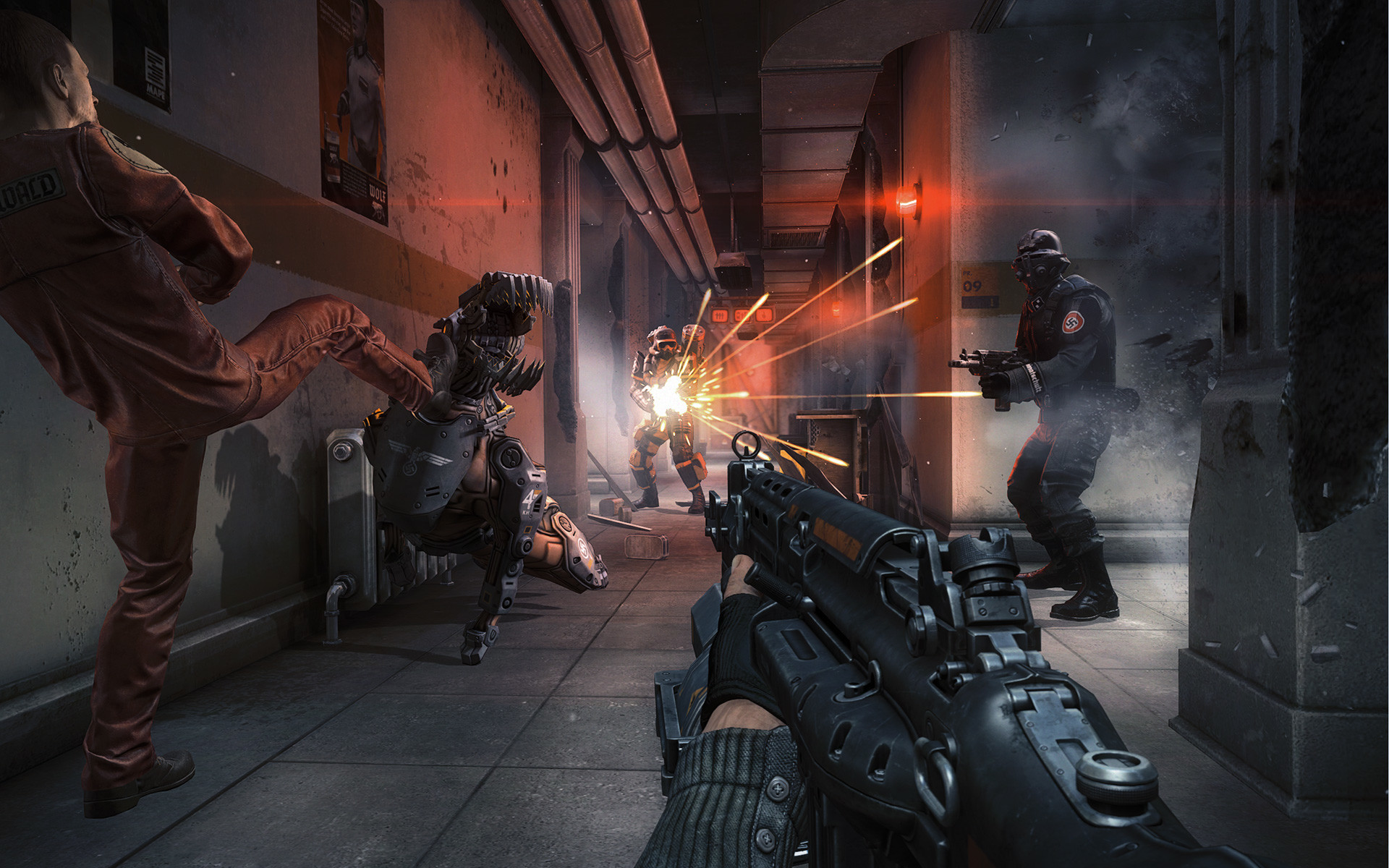 CS:GO, Sparatoria, Corridoio, Prima persona, 16:10 Full HD, sfondo widescreen