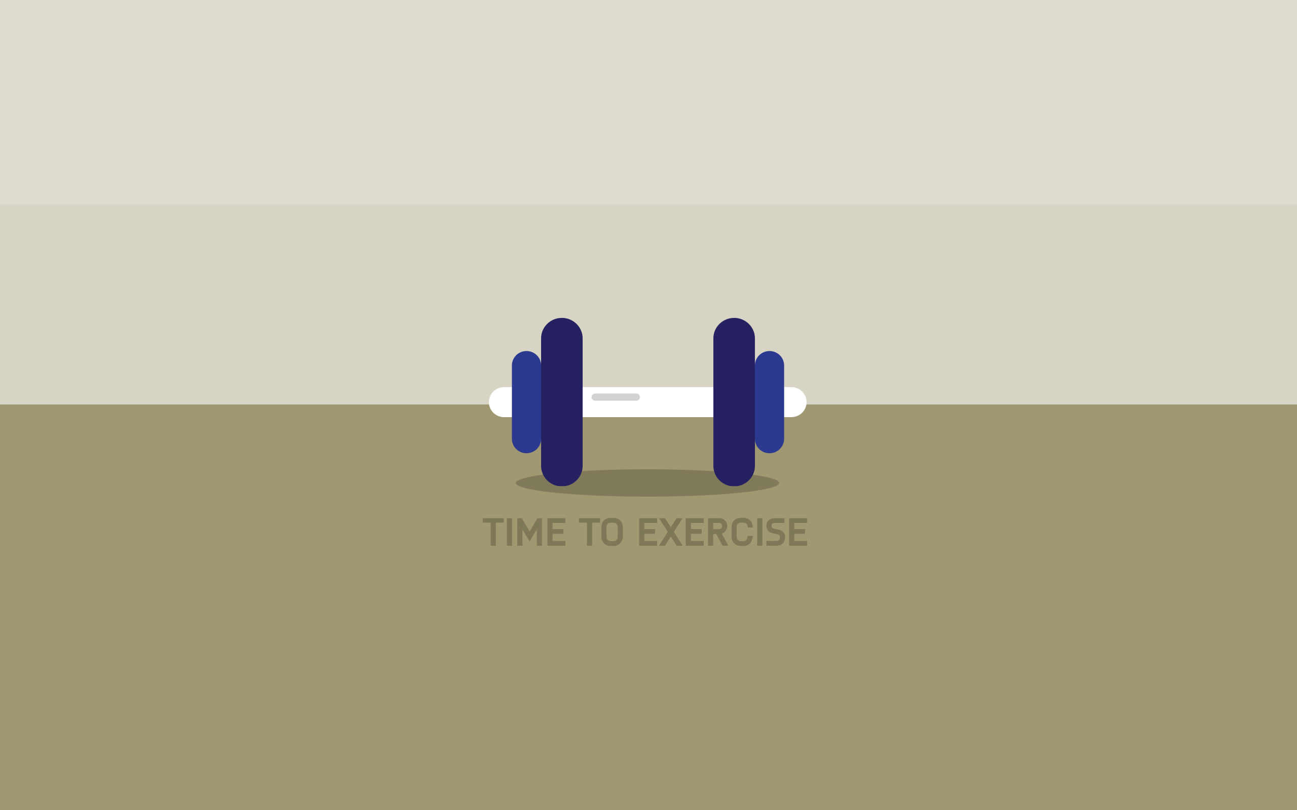 Manubrio, Time to Exercise, Minimalista, 2560x1600, sfondo per PC
