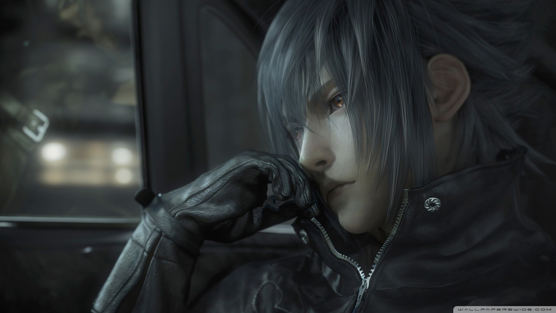 Noctis Lucis Caelum, Final Fantasy XV, Primo piano, Toni scuri, Full HD, wallpaper per PC