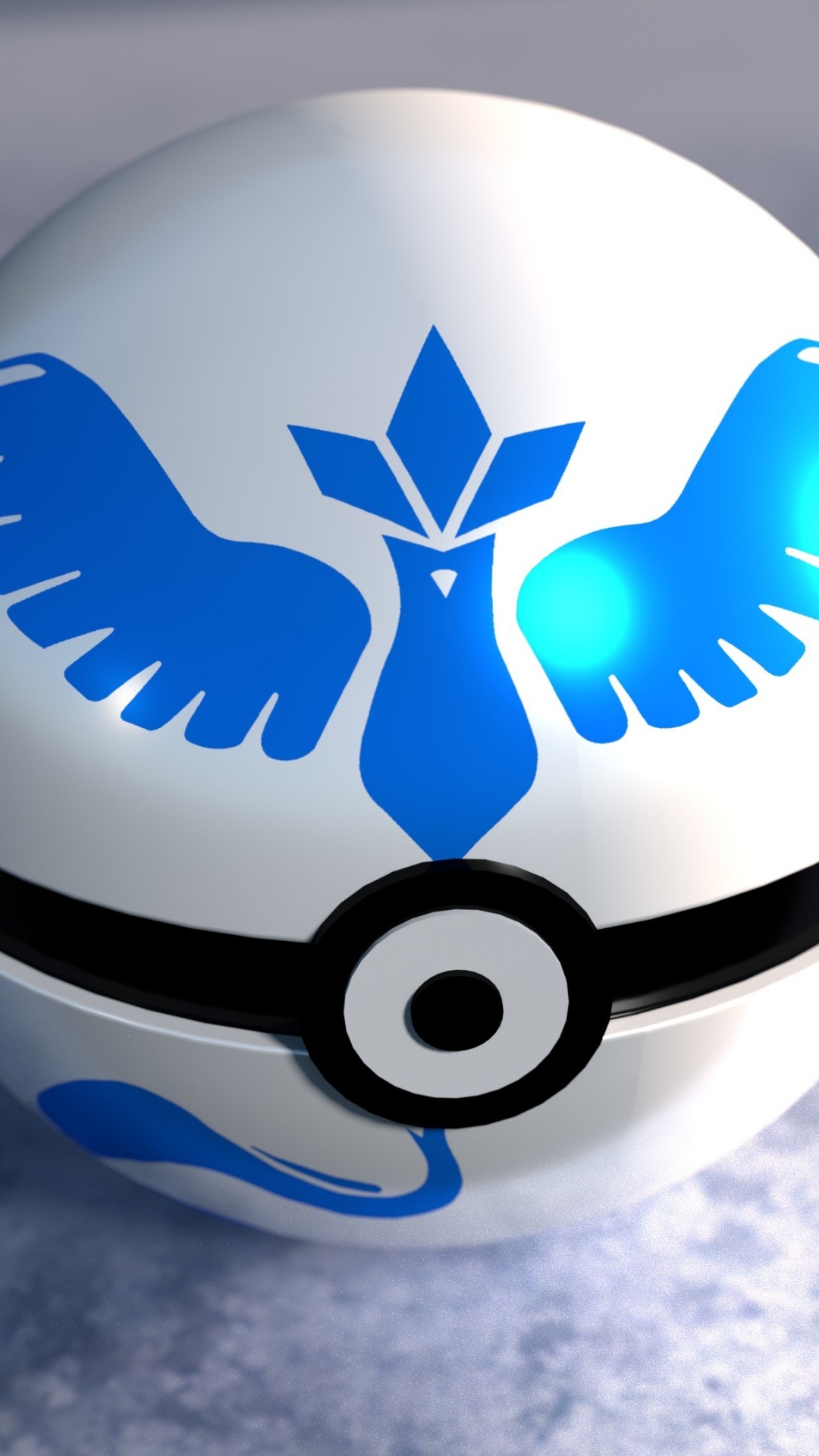Poké Ball, Team Saggezza, Articuno, Pokémon GO, sfondo per iPhone e Android