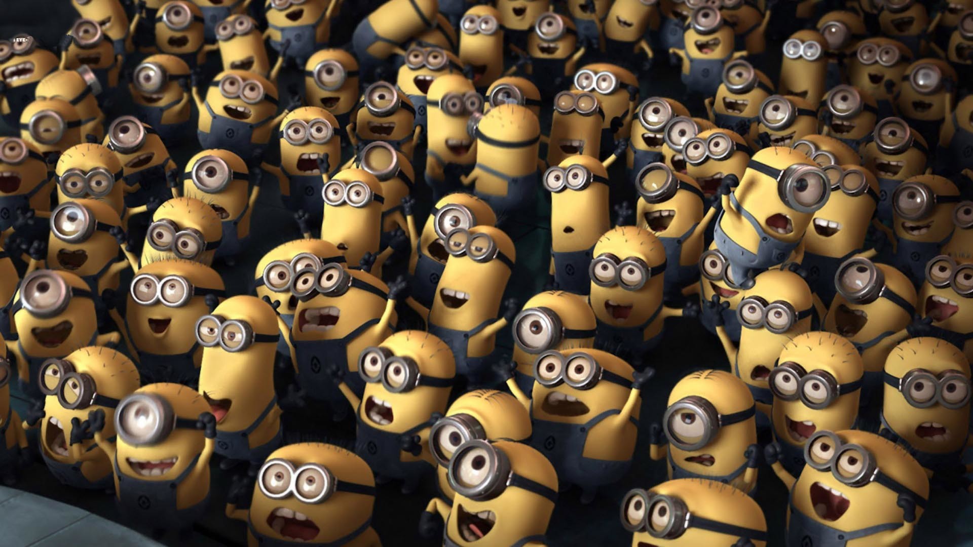 Minions, Folla, Cattivissimo me, Full HD, sfondo desktop
