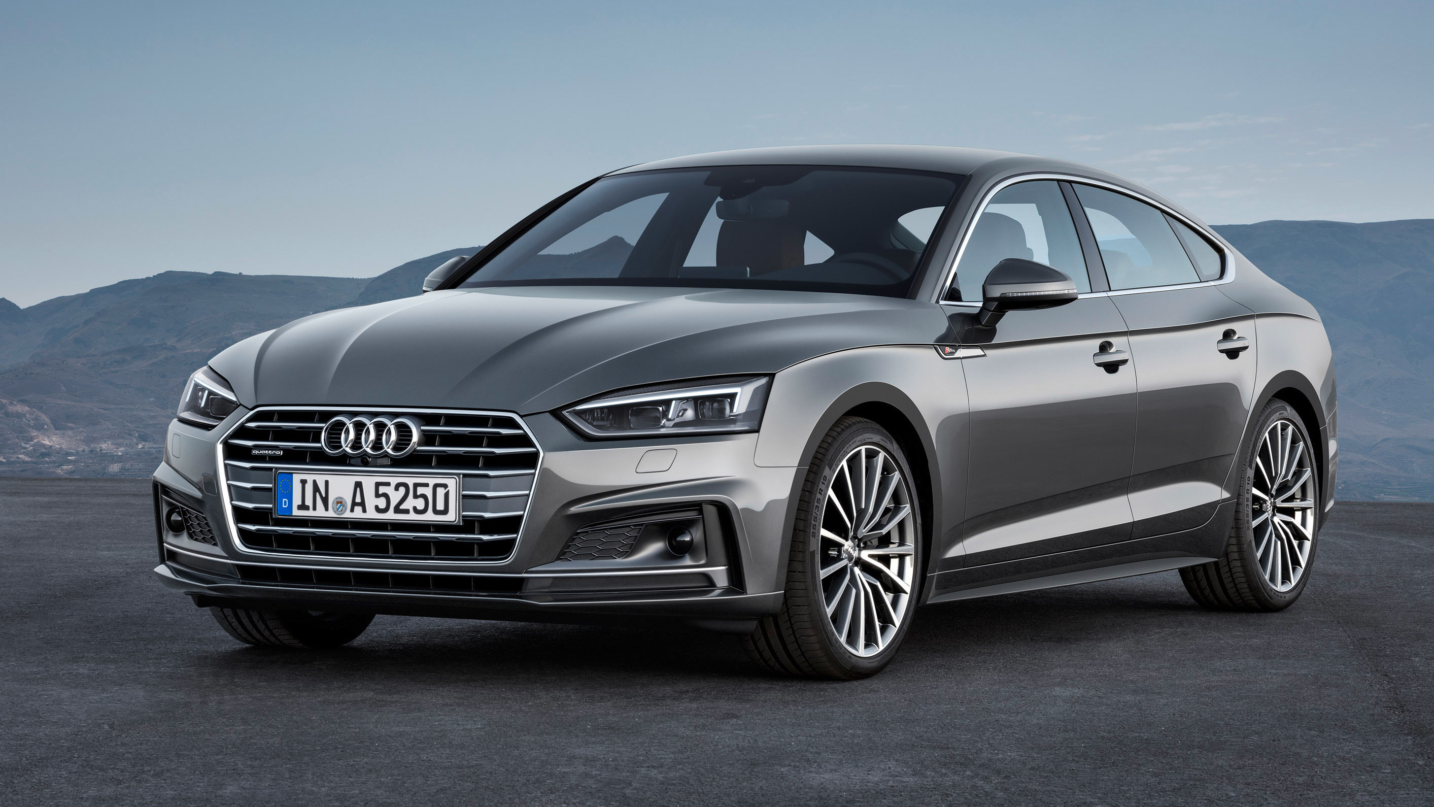Audi A5 Sportback, Audi, Grigio, 2K, sfondo per portatile