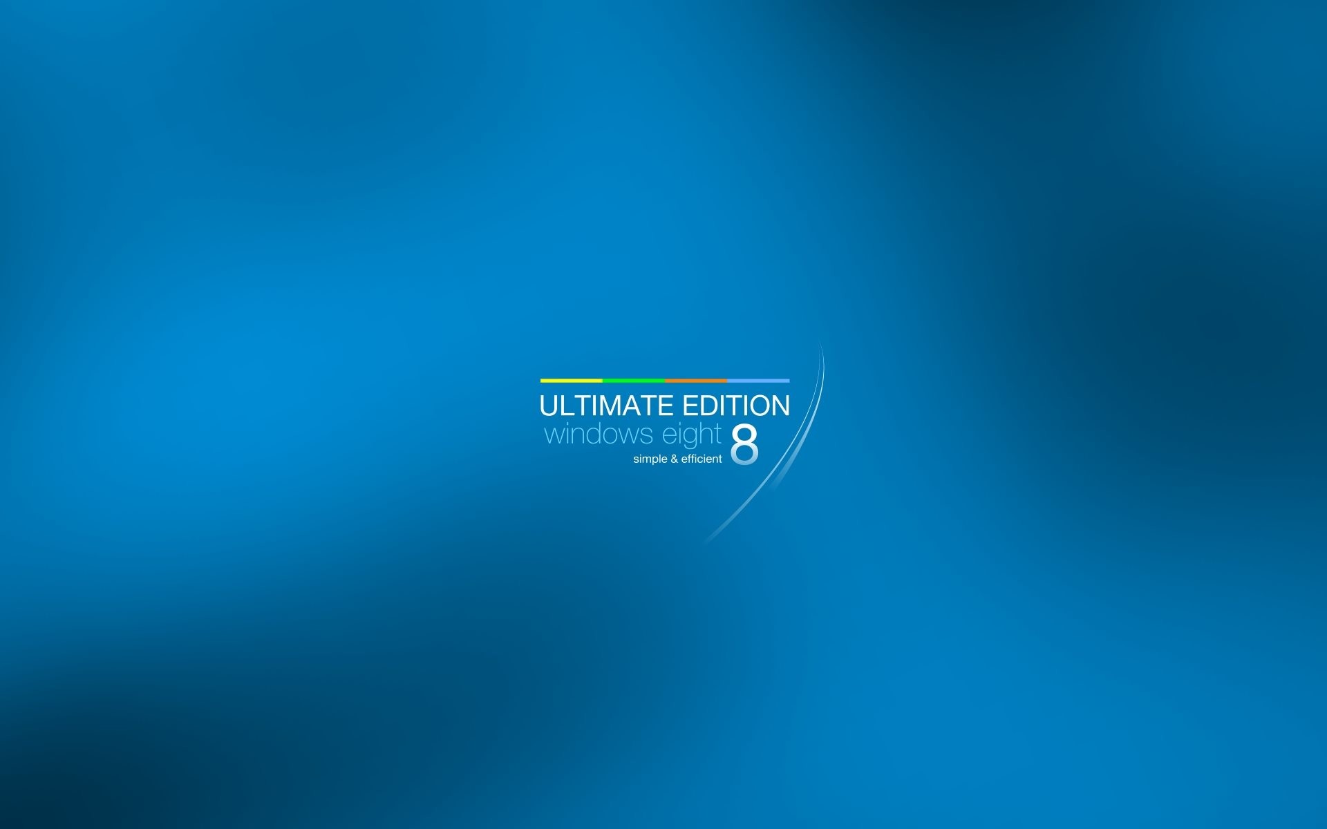 Windows 8 Ultimate Edition, Blu, Minimalista, Full HD, sfondo per portatile
