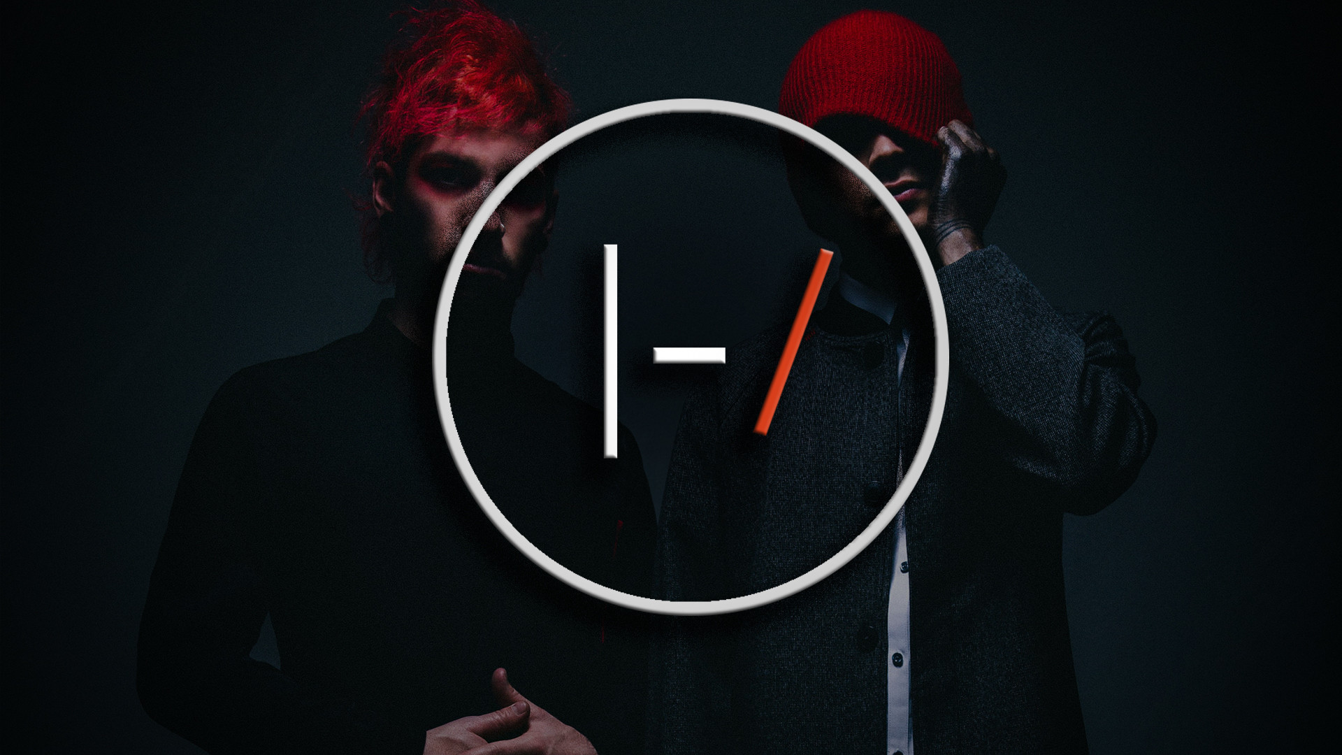Twenty One Pilots, Logo, Josh Dun, Tyler Joseph, 1920x1080, immagine di sfondo