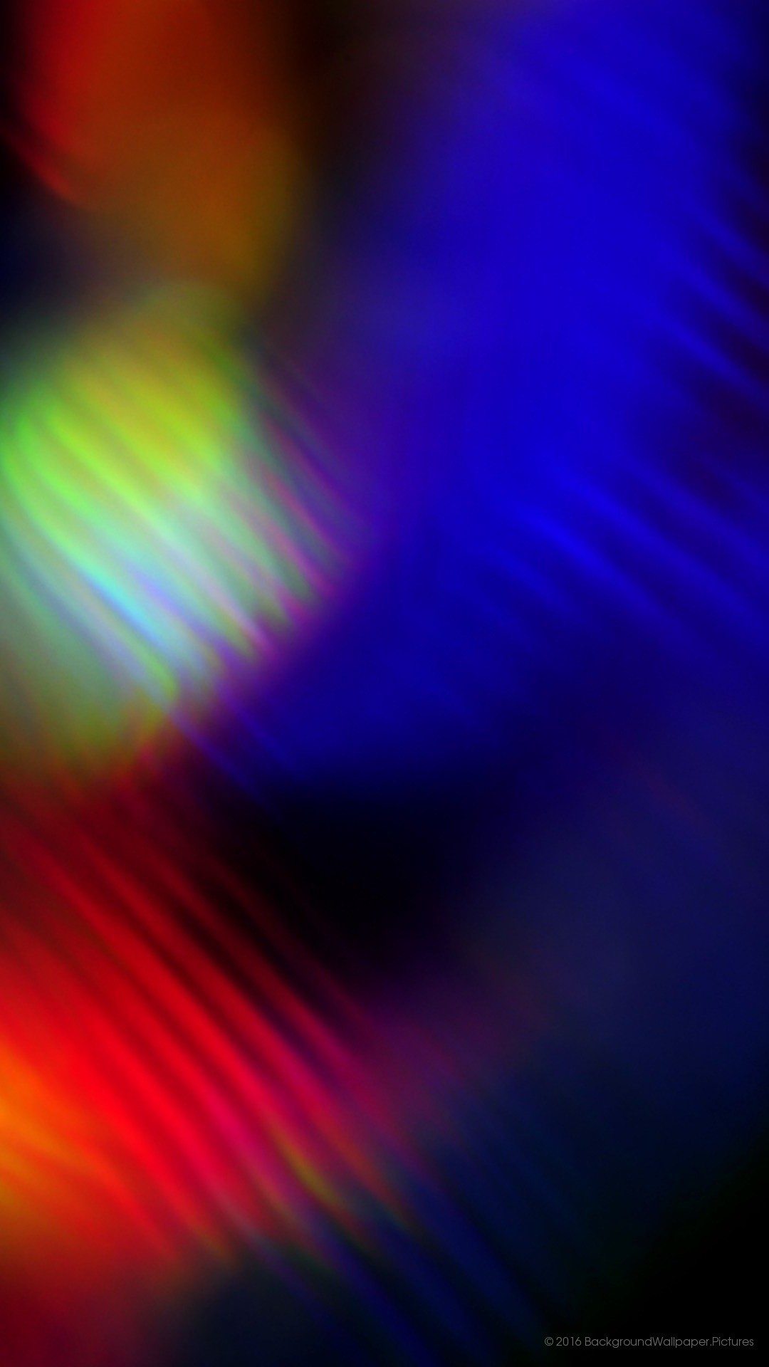 Sfocato, Blu, Rosso, 1080x1920, schermata di blocco iPhone