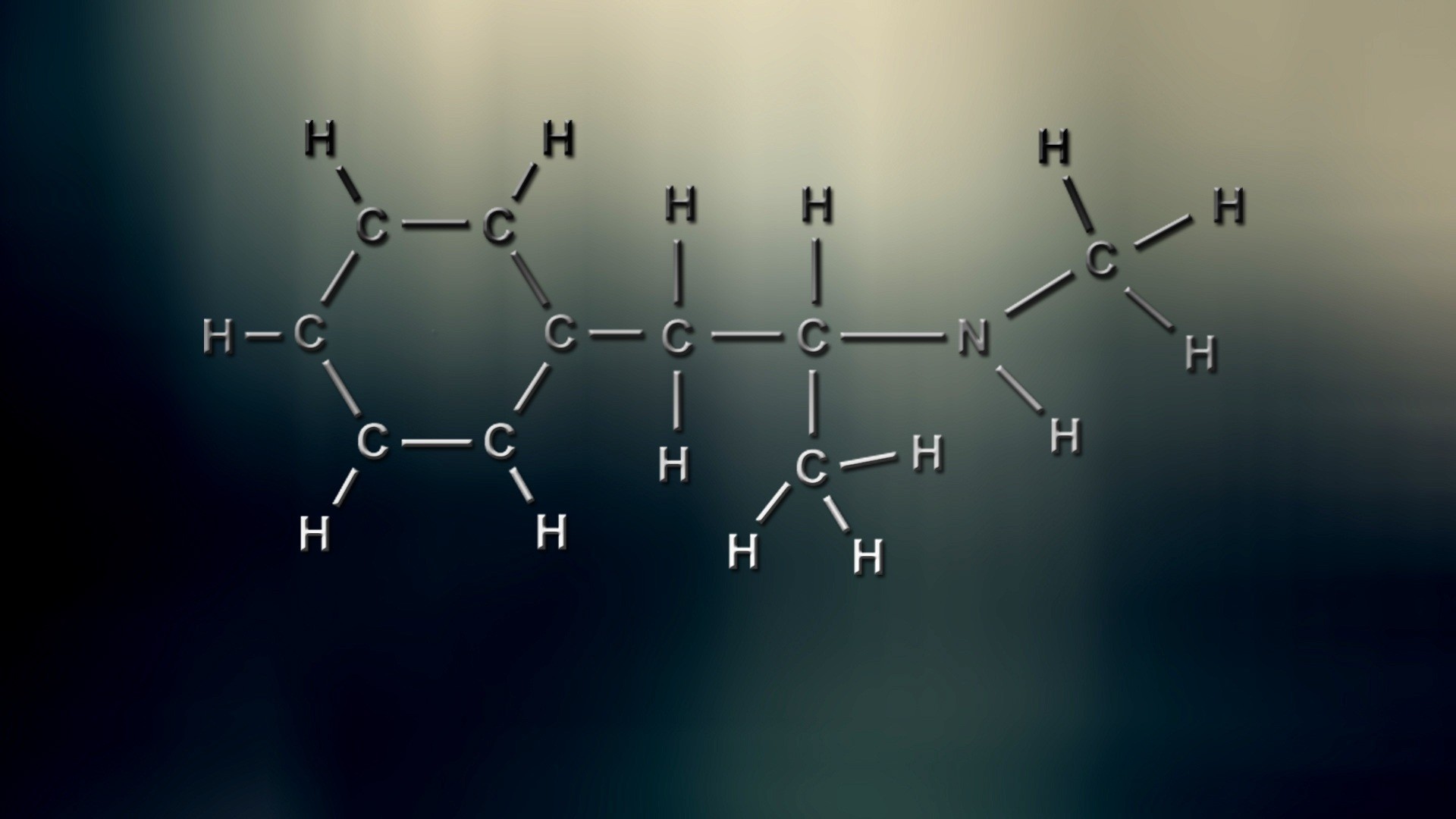 Metanfetamina, Formula di struttura, Breaking Bad, Chimica organica, sfondo desktop 1920x1080