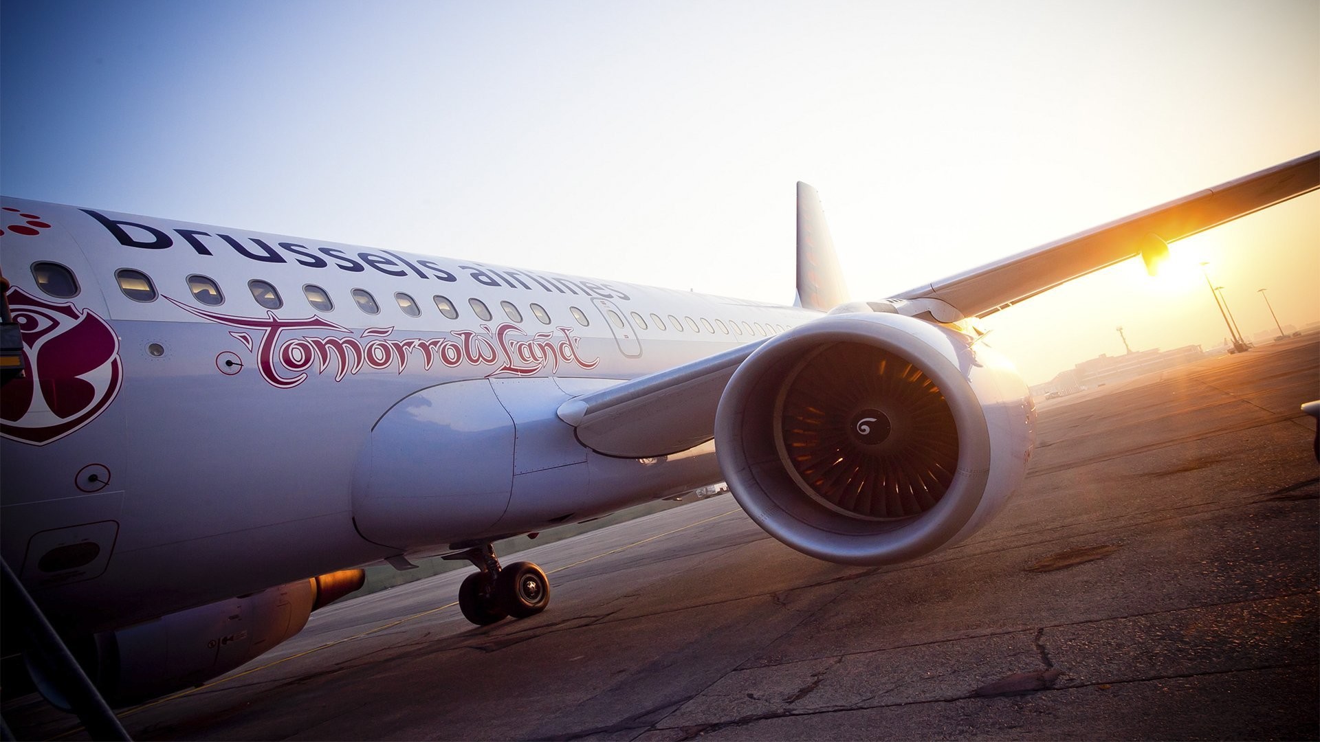 Tomorrowland, Brussels Airlines, Aereo, Livrea, Full HD, sfondo per PC e portatile