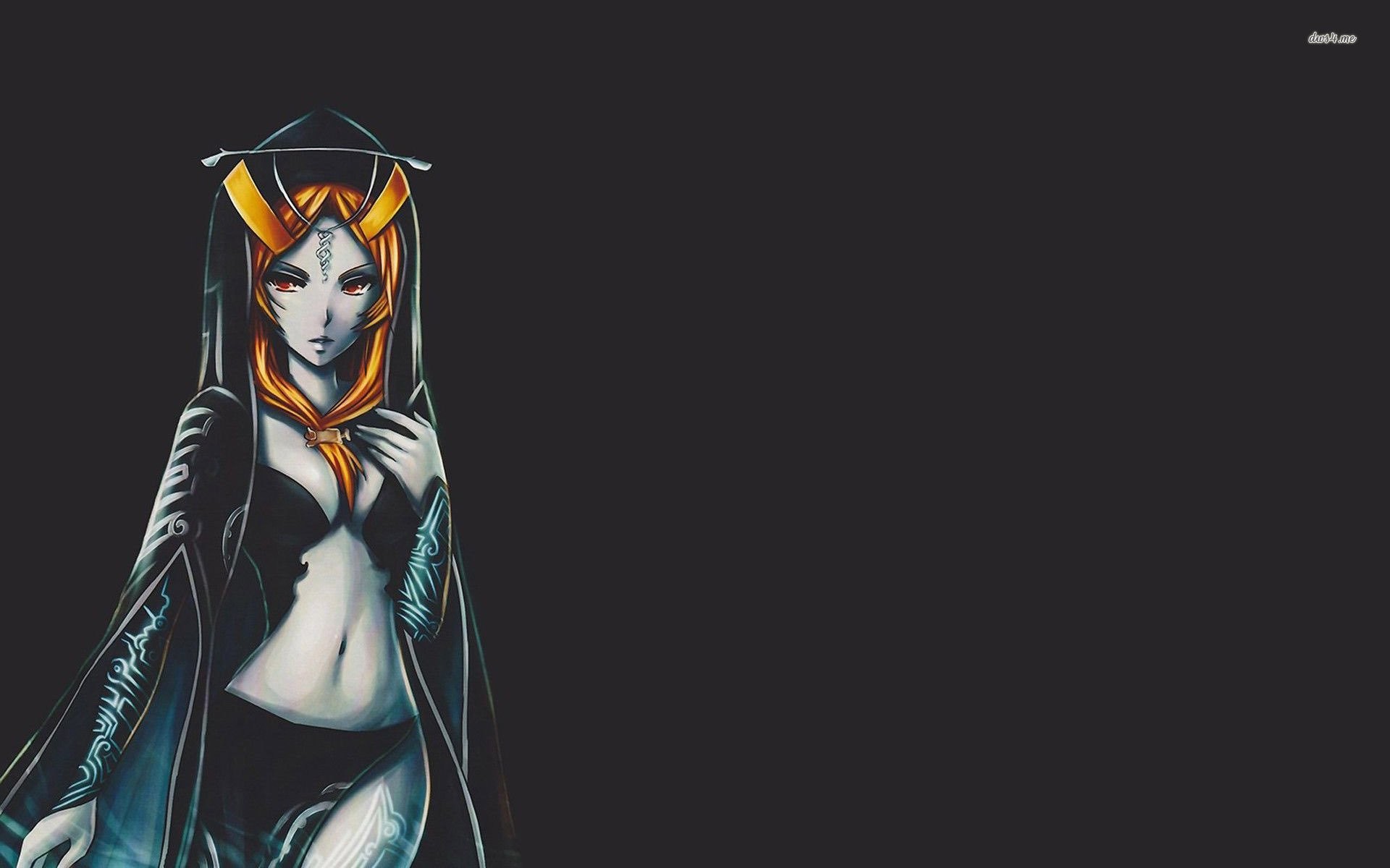 Midna, Twilight Princess, Sfondo scuro, 16:10 Full HD, wallpaper widescreen