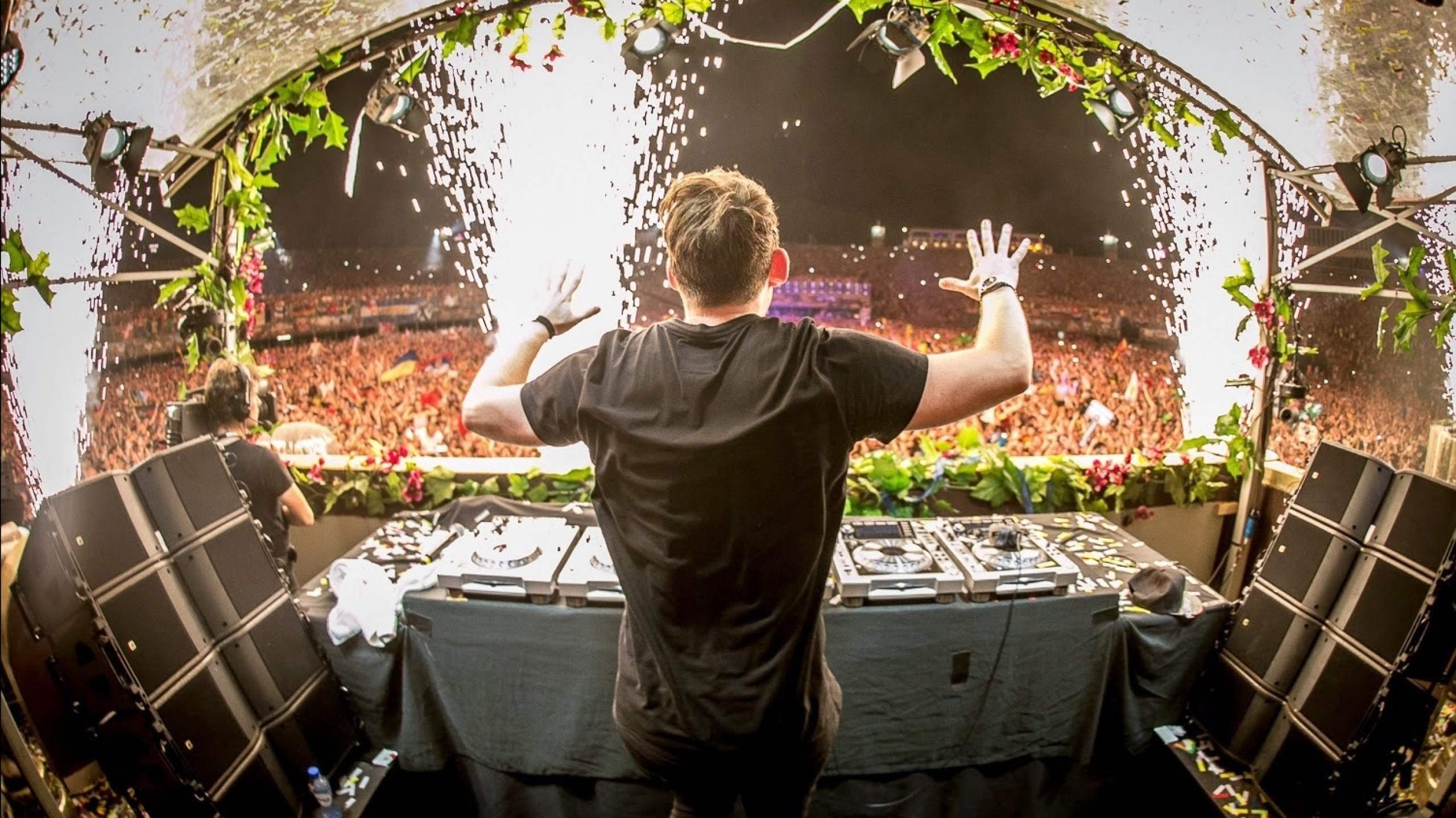Tomorrowland, DJ, Console, Getti CO2, 2K, sfondo desktop