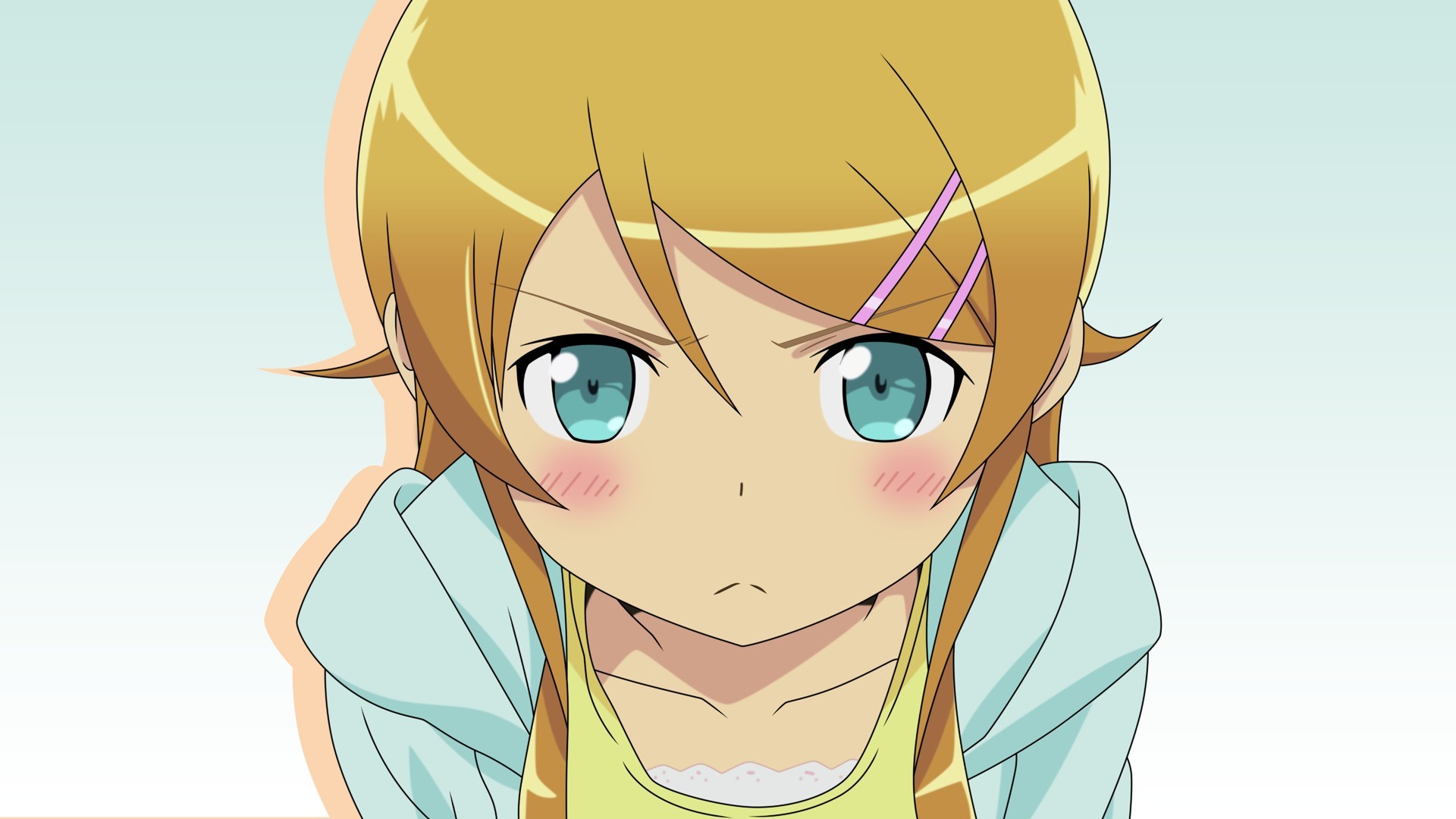 Kirino Kousaka, Oreimo, Primo piano, Anime, 1920x1080, immagine di sfondo