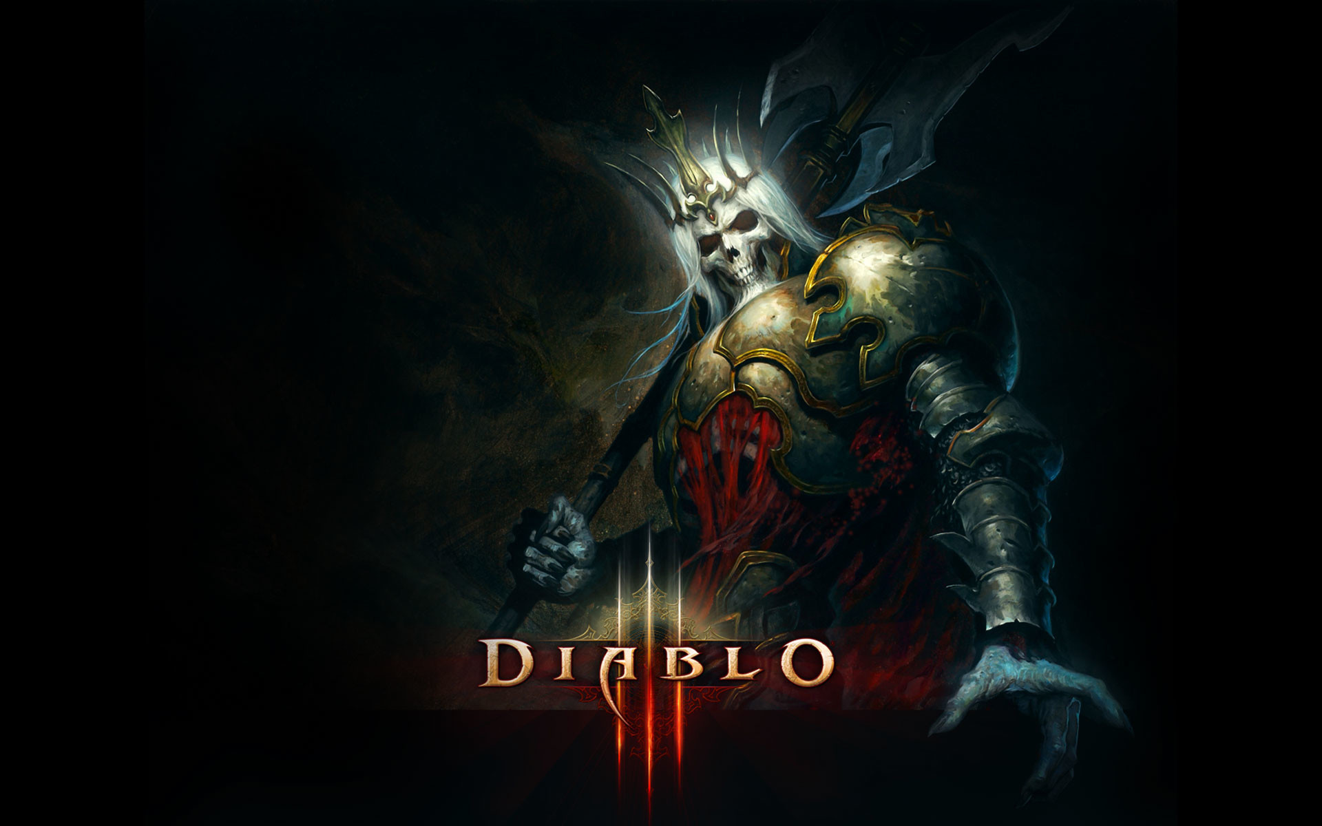 Re Leoric, Re Scheletro, Diablo III, Logo, 1920x1200, immagine di sfondo