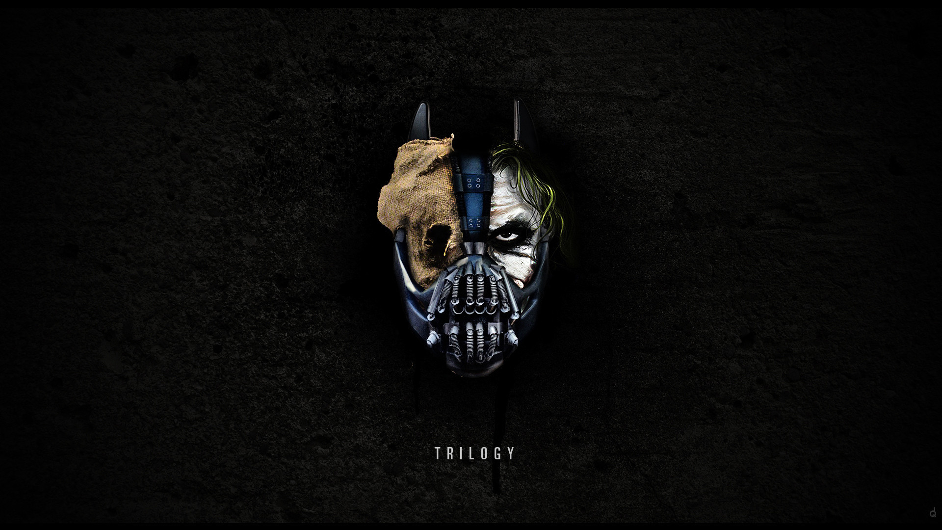 Trilogia del Cavaliere oscuro, Bane, Joker, Batman, Maschera, Full HD, sfondo per PC