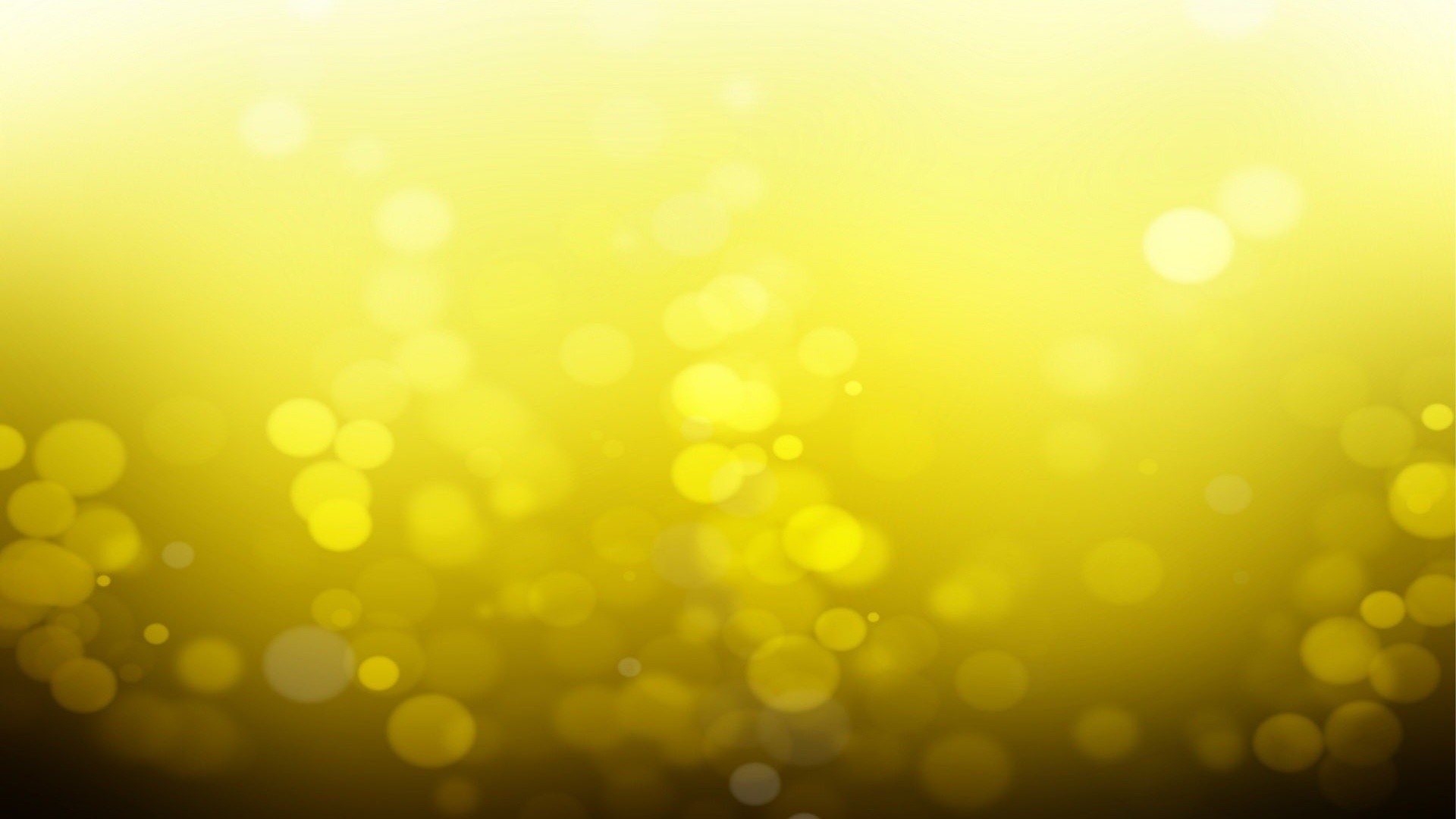Bokeh, Giallo, Luci sfocate, 16:9 Full HD, wallpaper widescreen