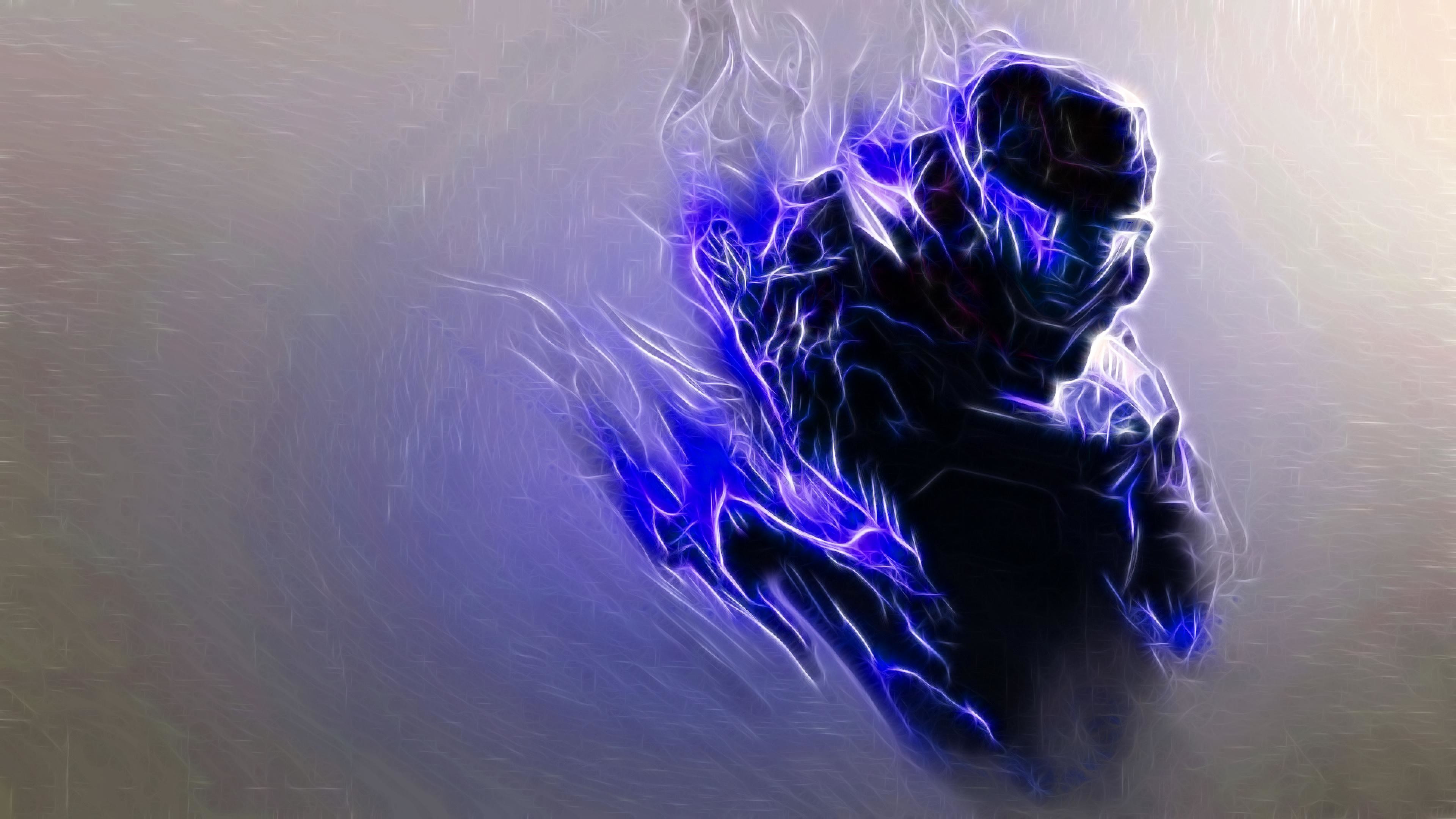 Master Chief, Halo, Arte digitale, Viola, 4K, sfondo desktop