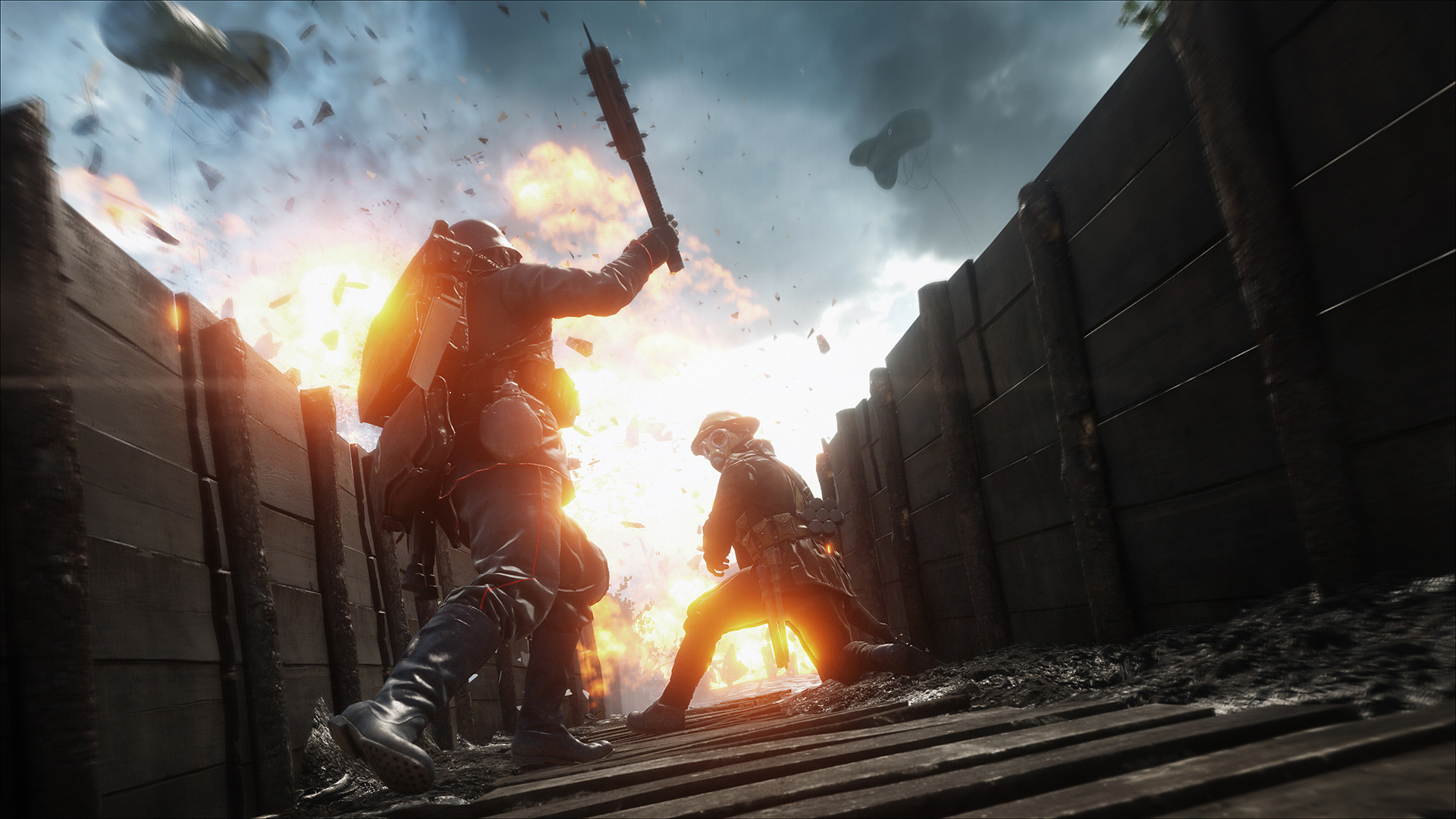 Battlefield 1, Trincea, Soldati, Prima guerra mondiale, Full HD 1080p, sfondo desktop