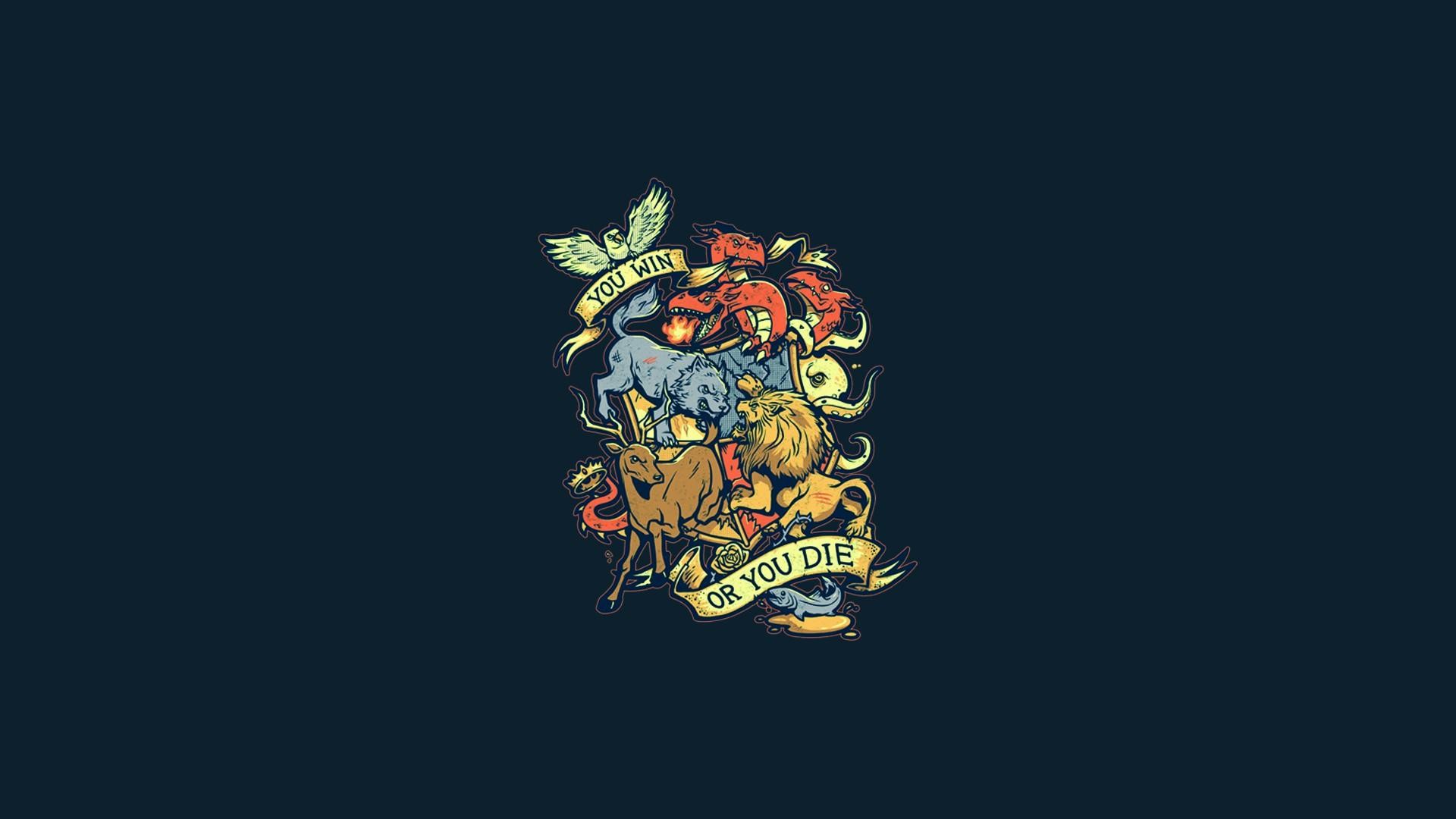 Il Trono di Spade, Illustrazione, Sfondo scuro, Full HD, wallpaper per portatile