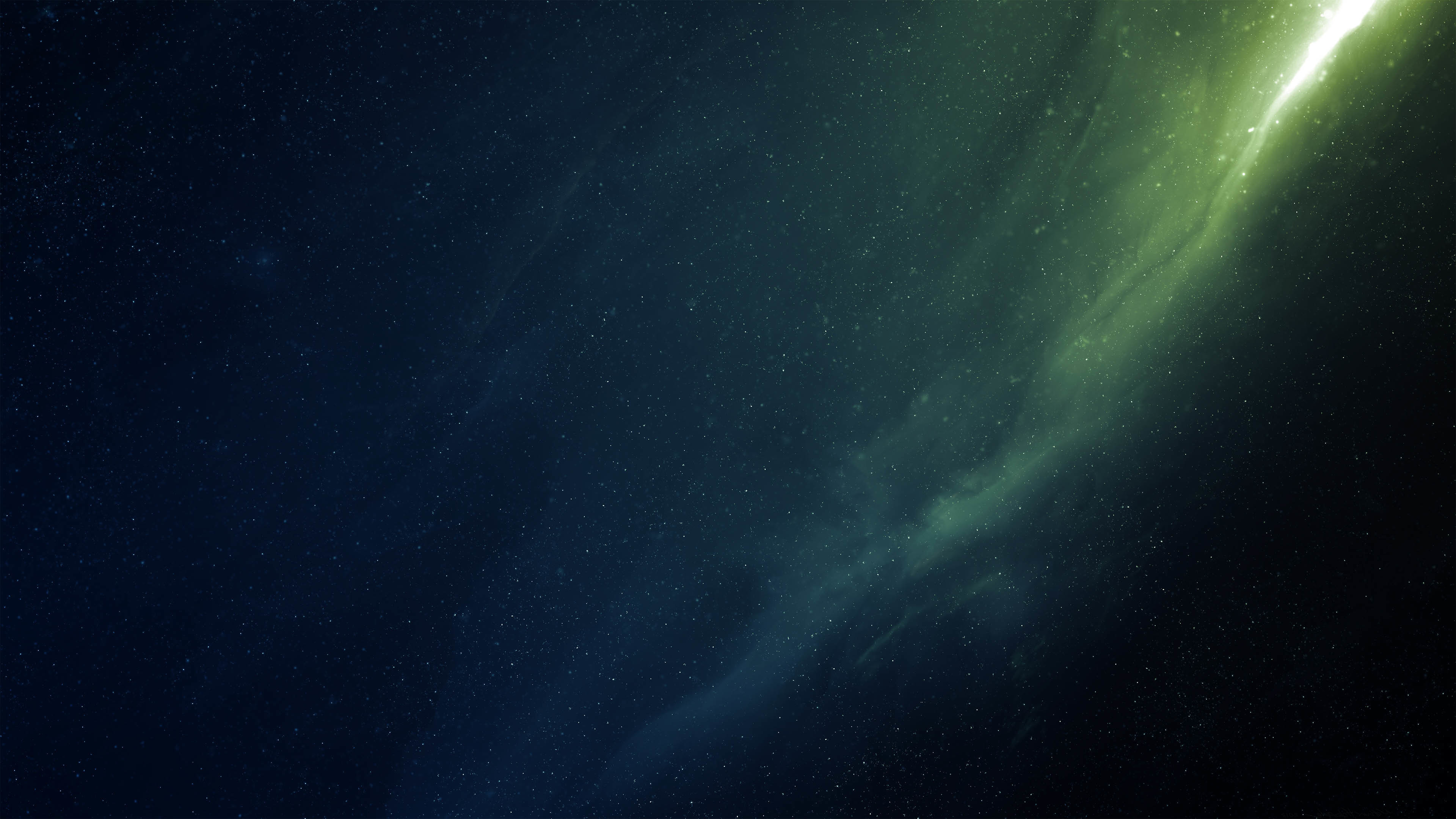 Nebulosa, Verde, Spazio profondo, 4K 2160p, sfondo desktop